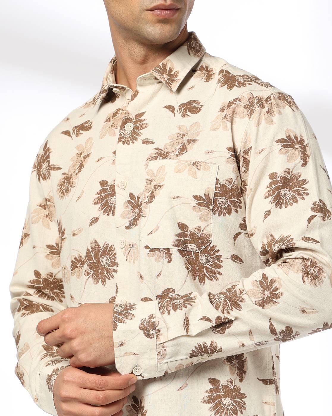 Men Printed Slim Fit Classic Shirt