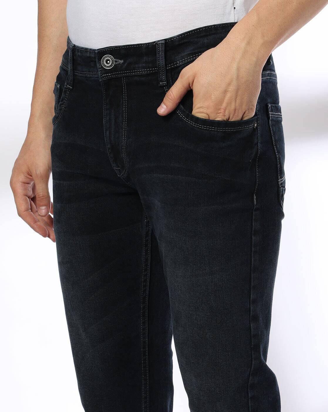 Men Mid-Rise Slim Fit Jeans