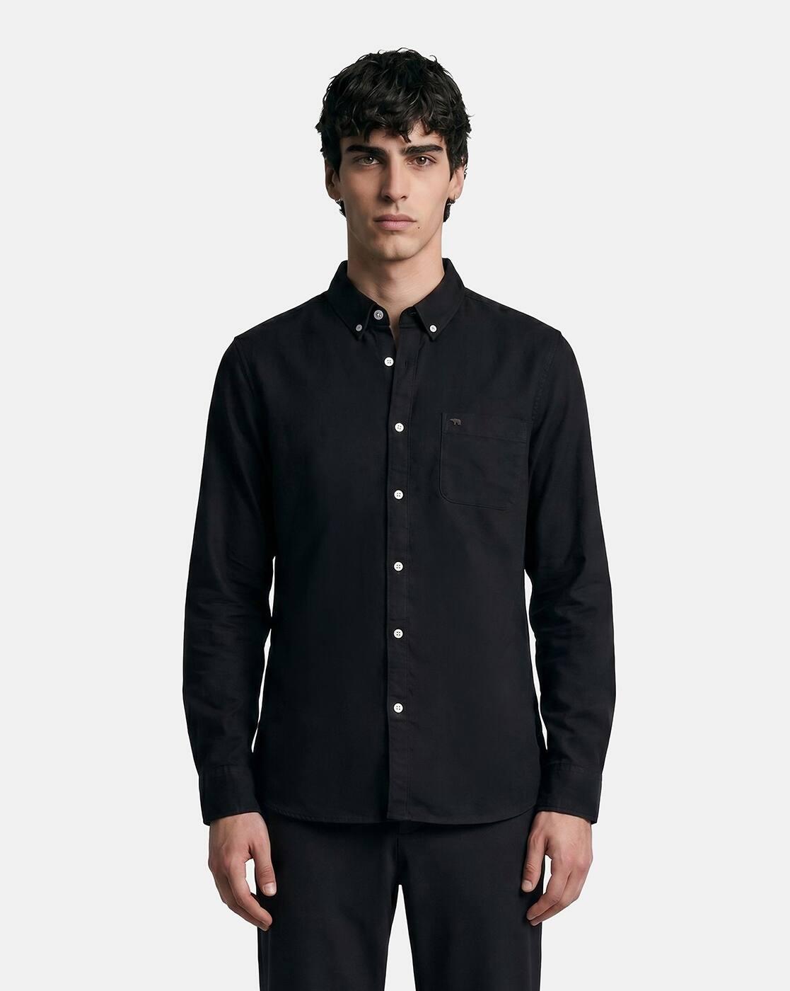 Men Slim Fit Button-Down Shirt