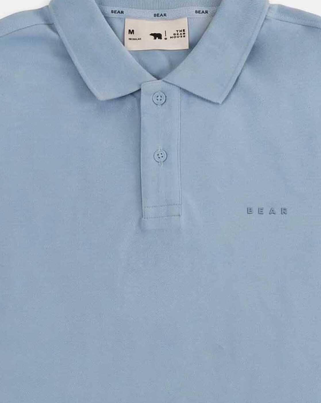 Men Cotton Solid Regular Fit Polo T-Shirt