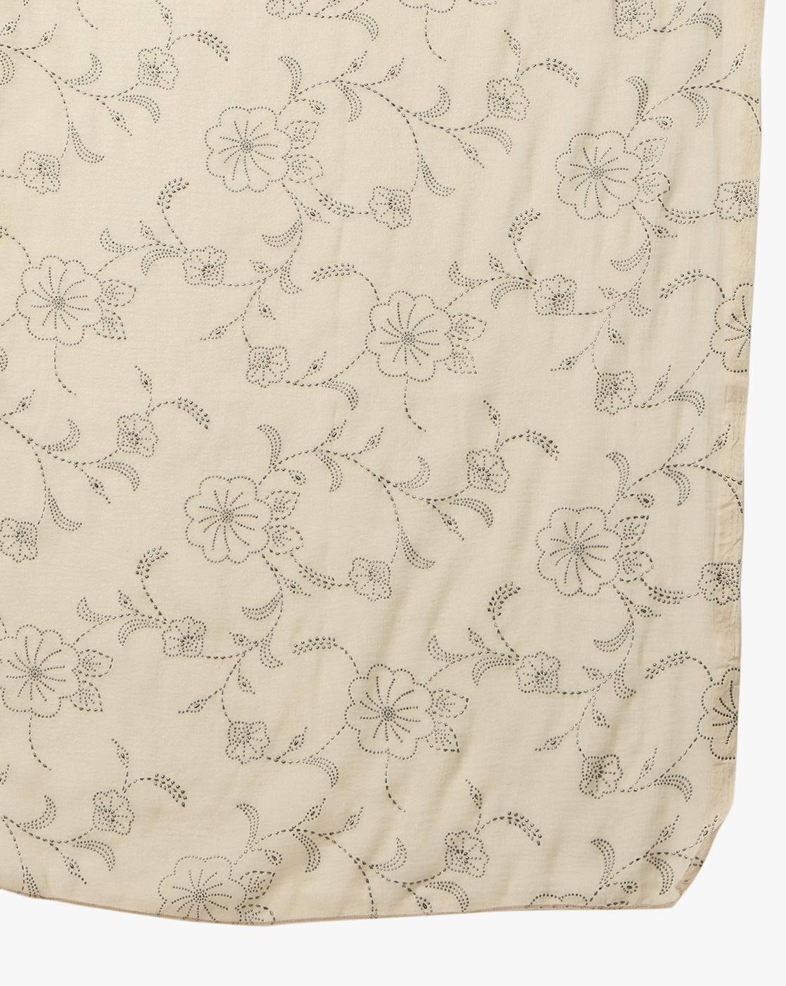 Women Floral Print Dupatta