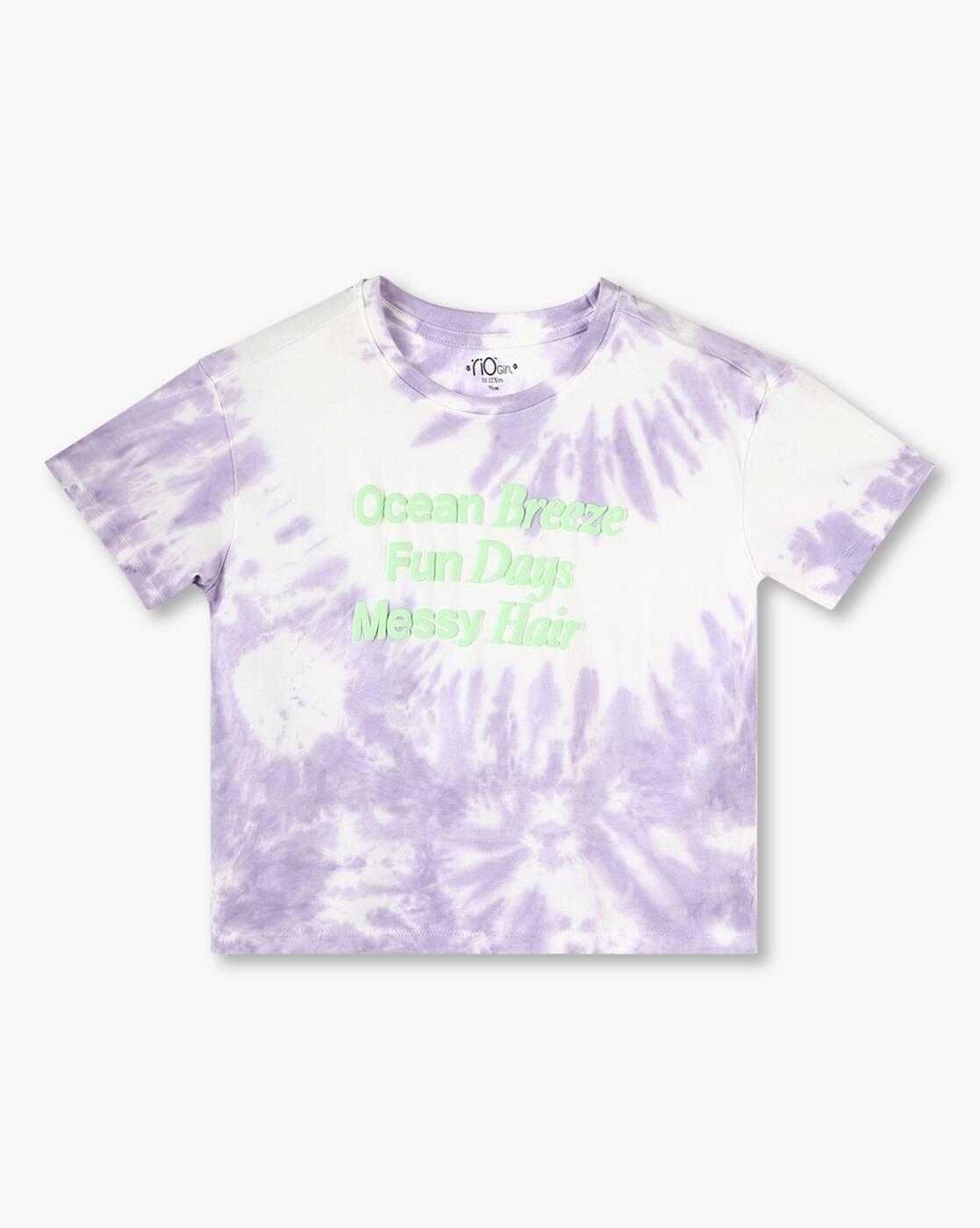 Girls Tie & Dye T-Shirt & Shorts Set