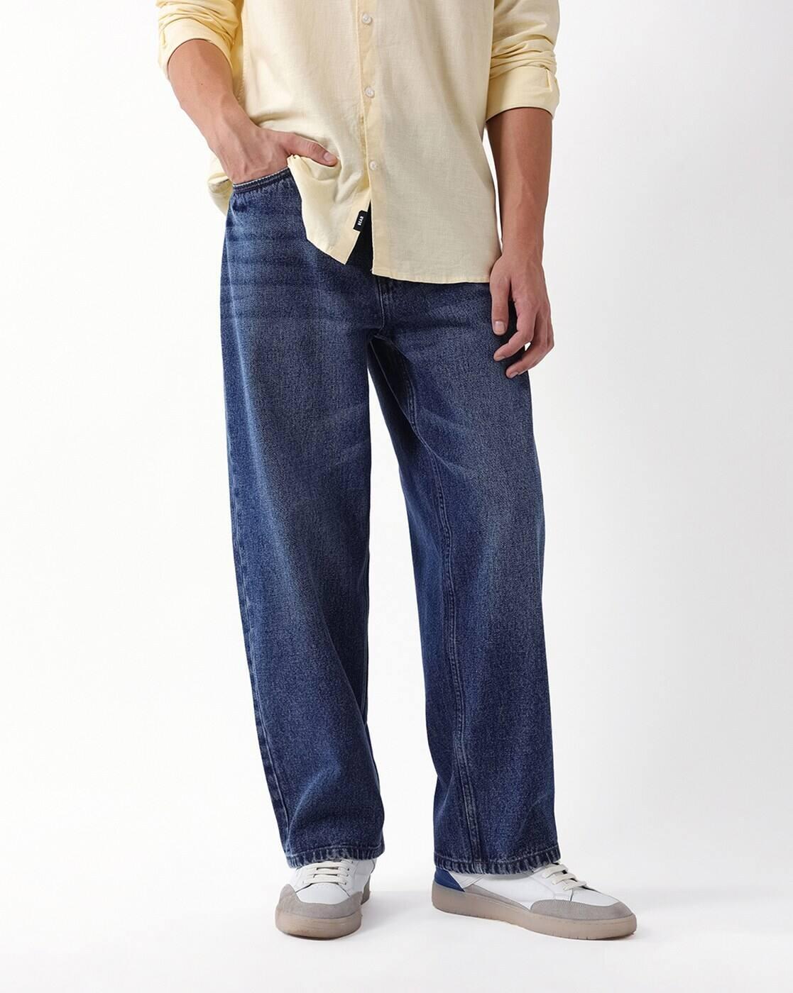 Mid Rise Baggy Jeans