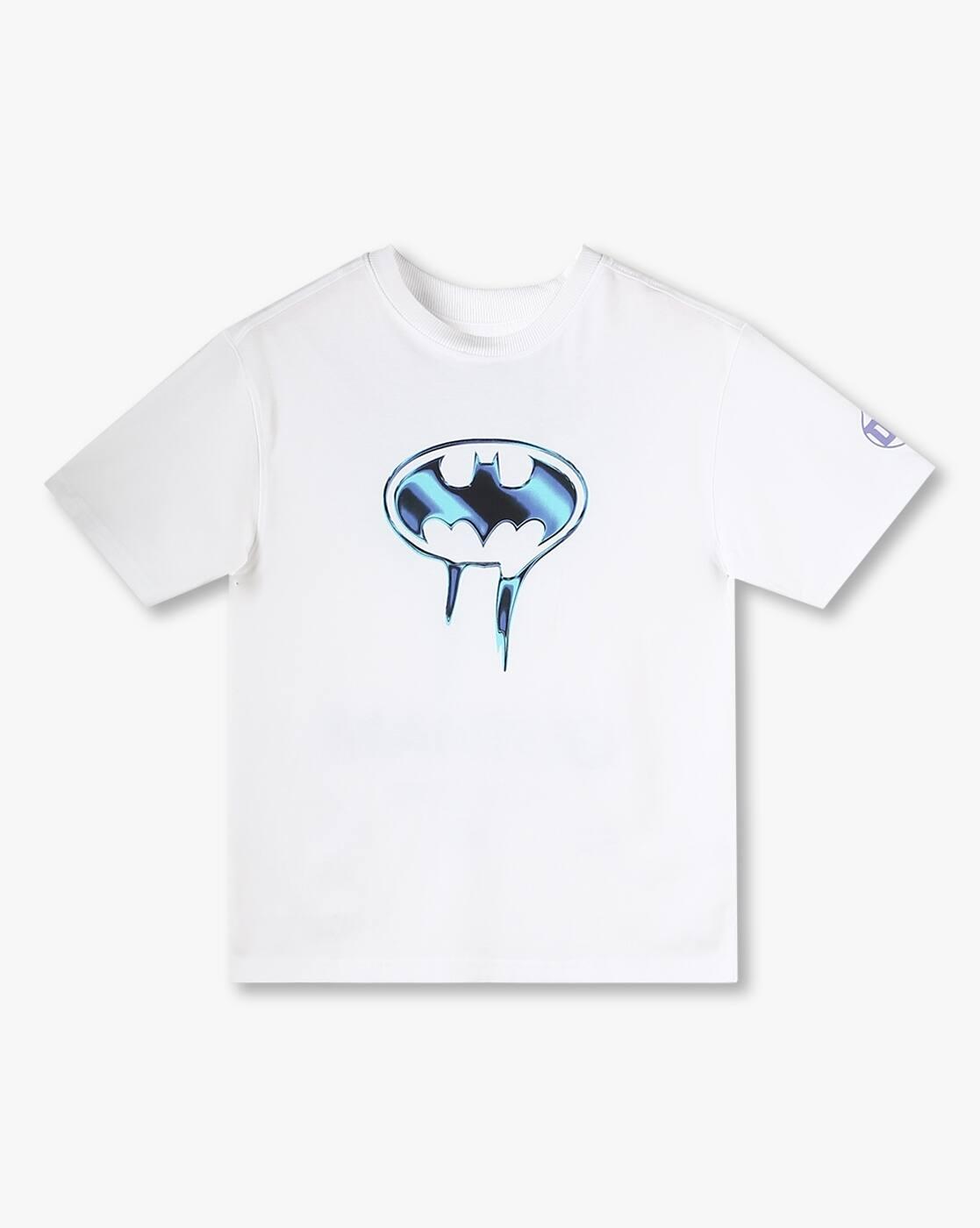 Boys Graphic Print Oversized Round-Neck T-Shirt