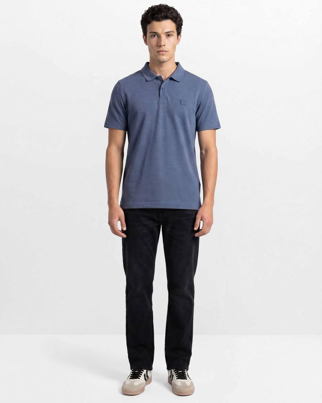 Patterned Regular Fit Polo T-Shirt