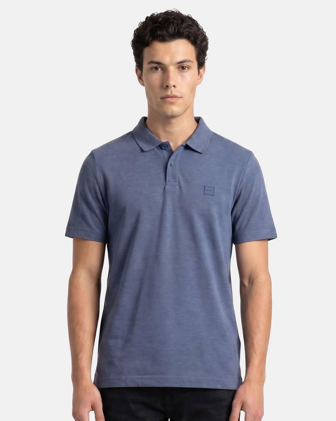 Patterned Regular Fit Polo T-Shirt