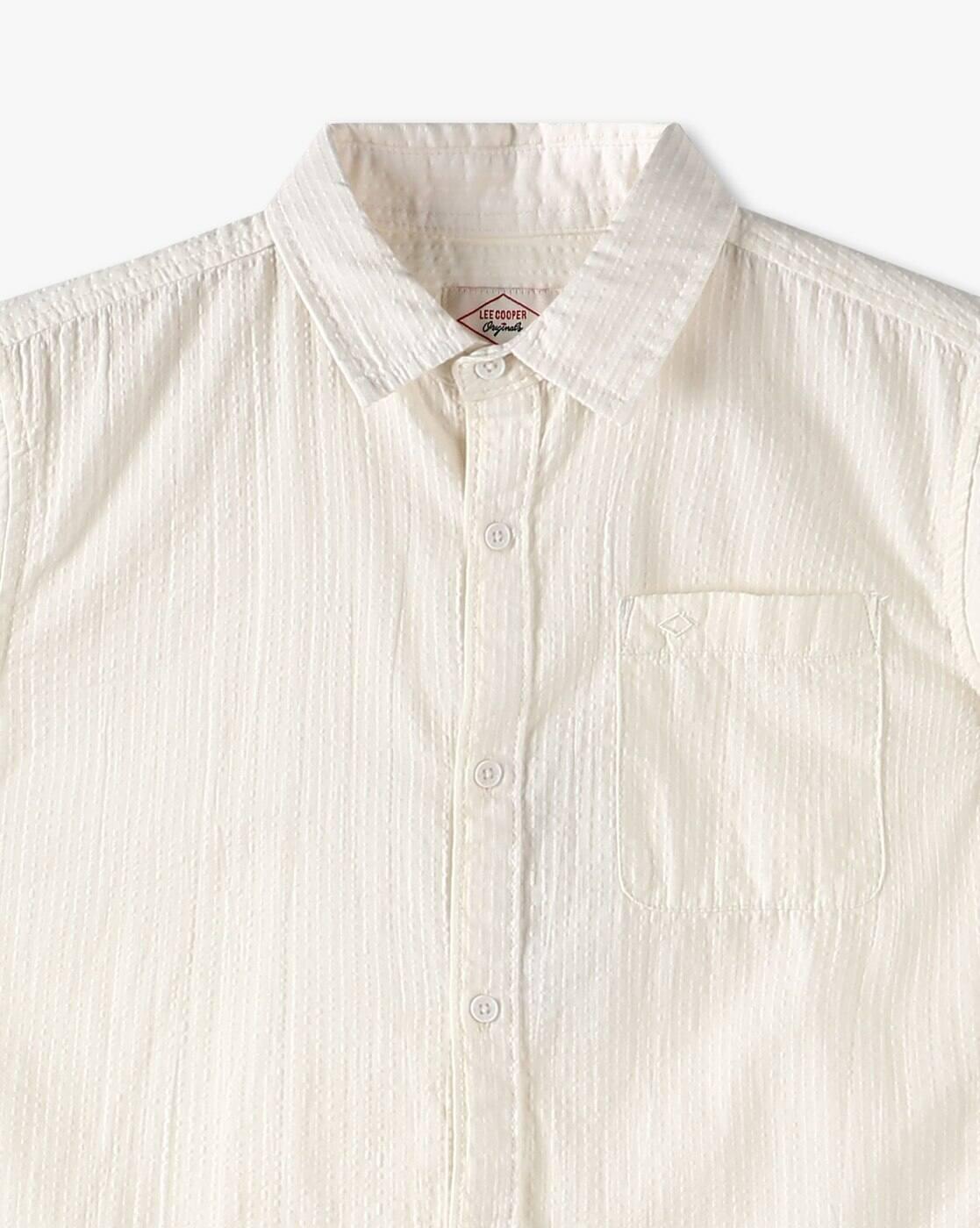 Boys Patterned Relaxed Fit Cotton Shirt