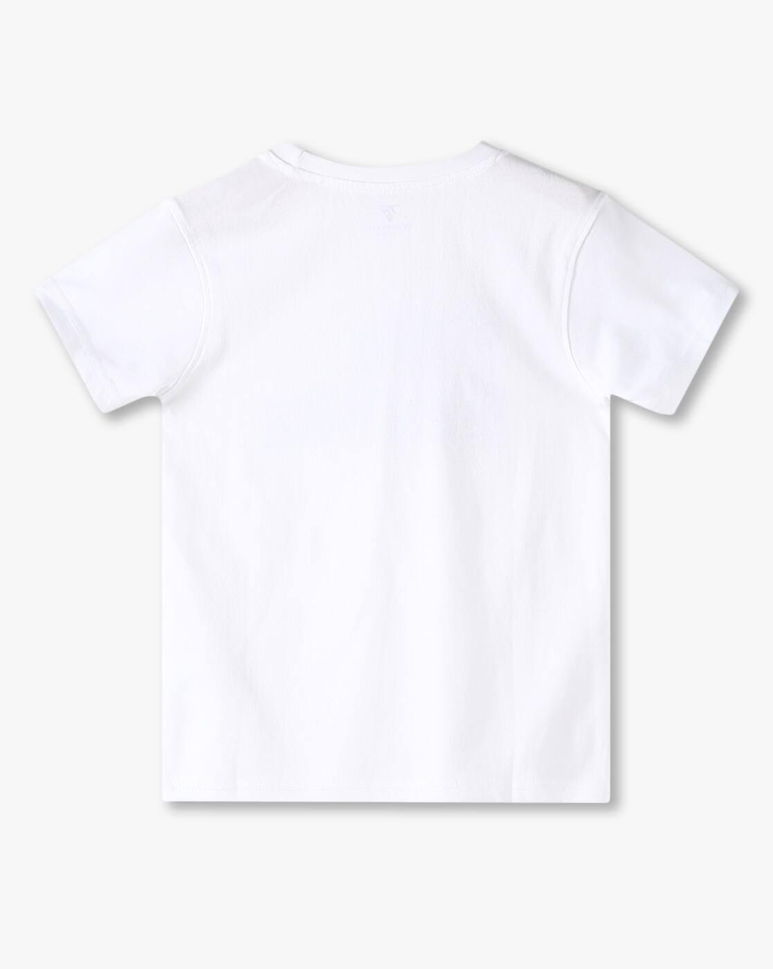 Boys Graphic Print Tailored Fit Round-Neck T-Shirt