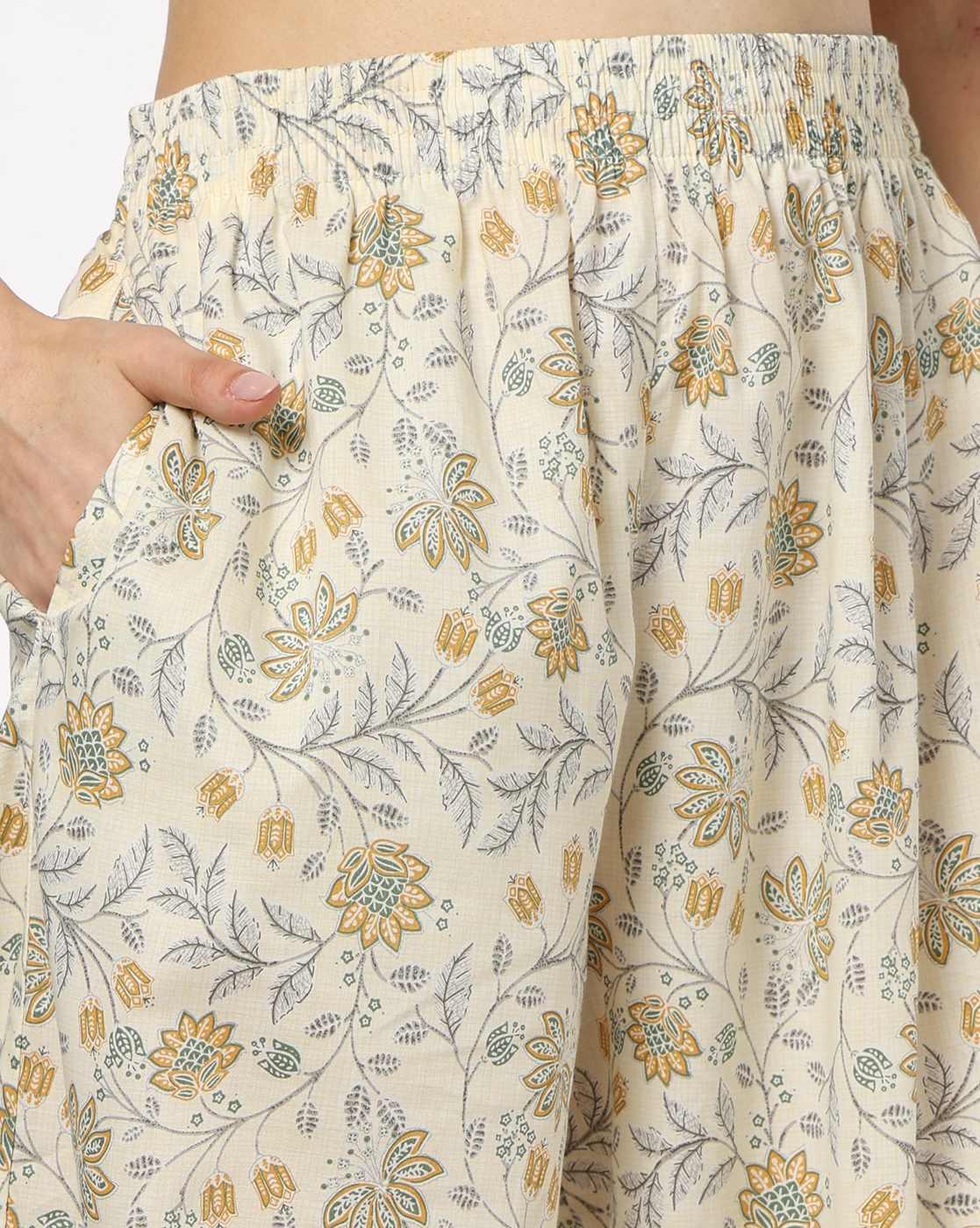 Women Floral Print Straight Kurta & Pants Co-Ord Set