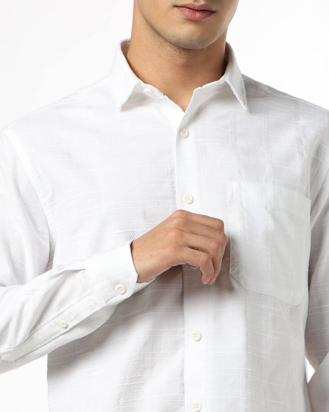 Men Striped Slim Fit Shirt