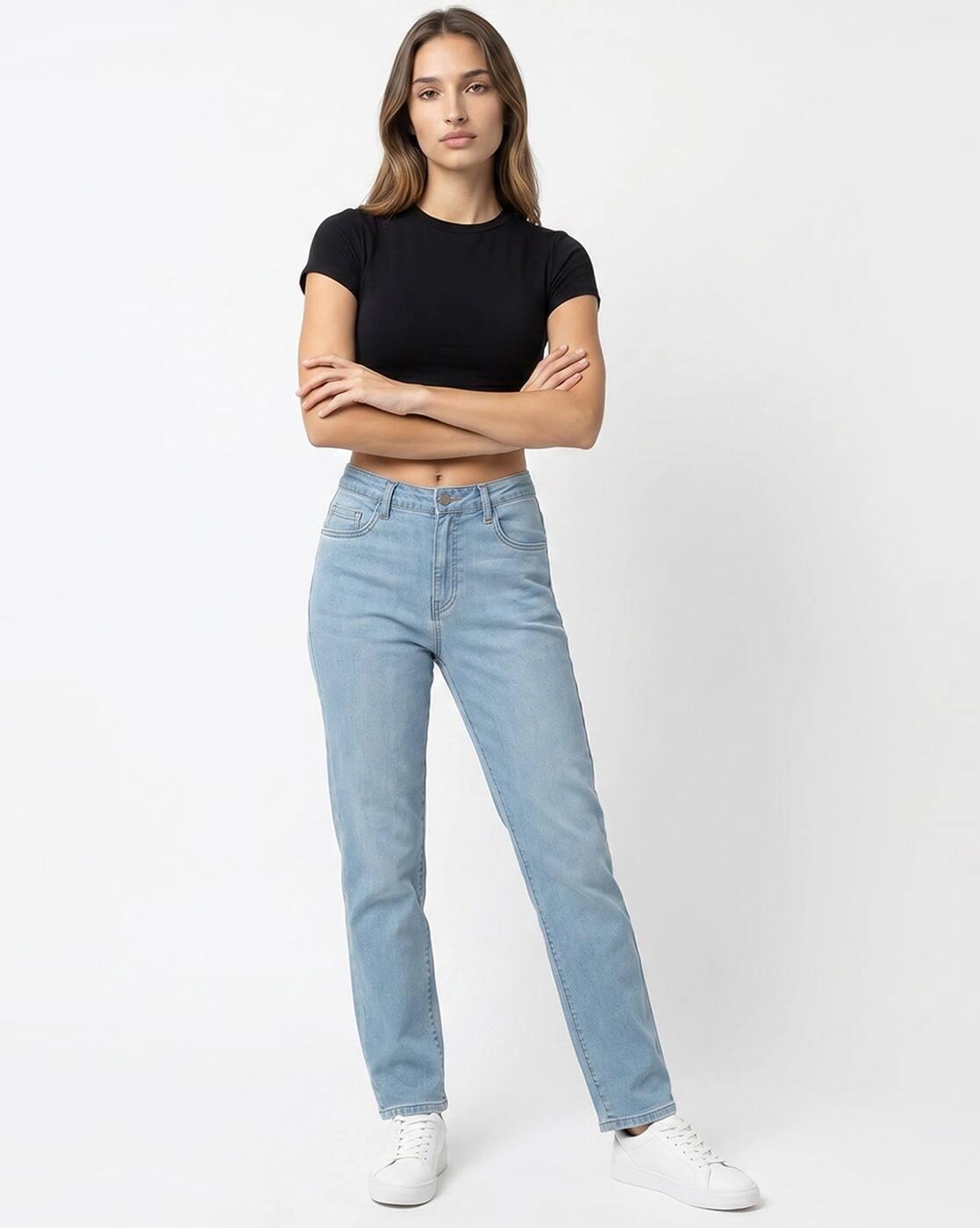 Women High-Rise Relaxed Fit Jeans