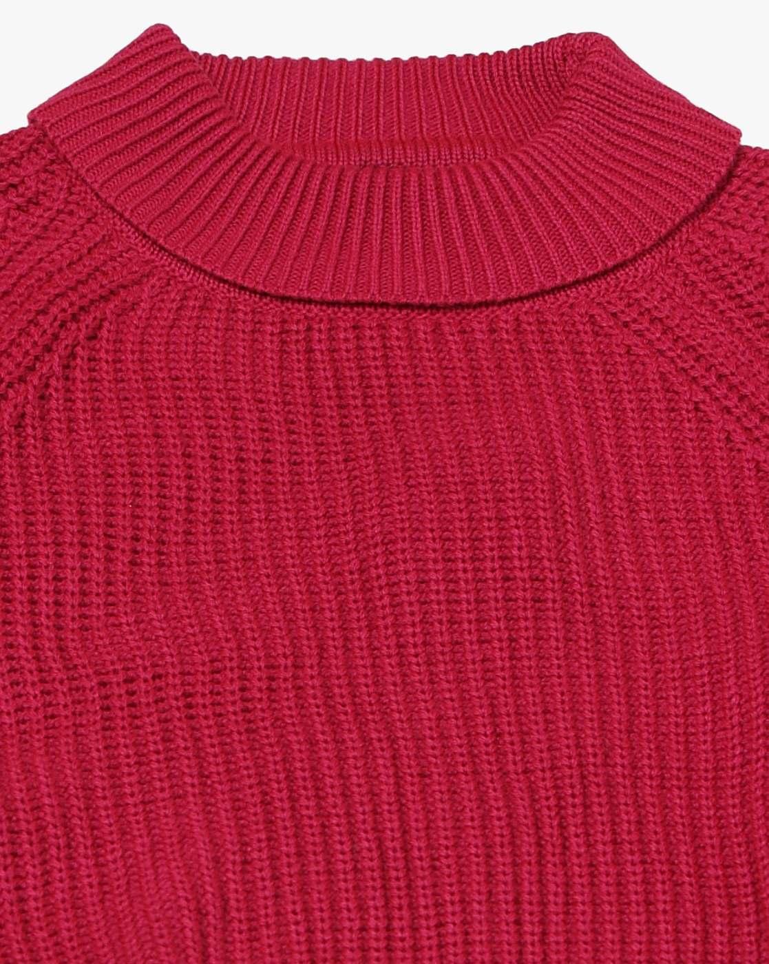 Women Speckle-Knit Turtleneck Sweater
