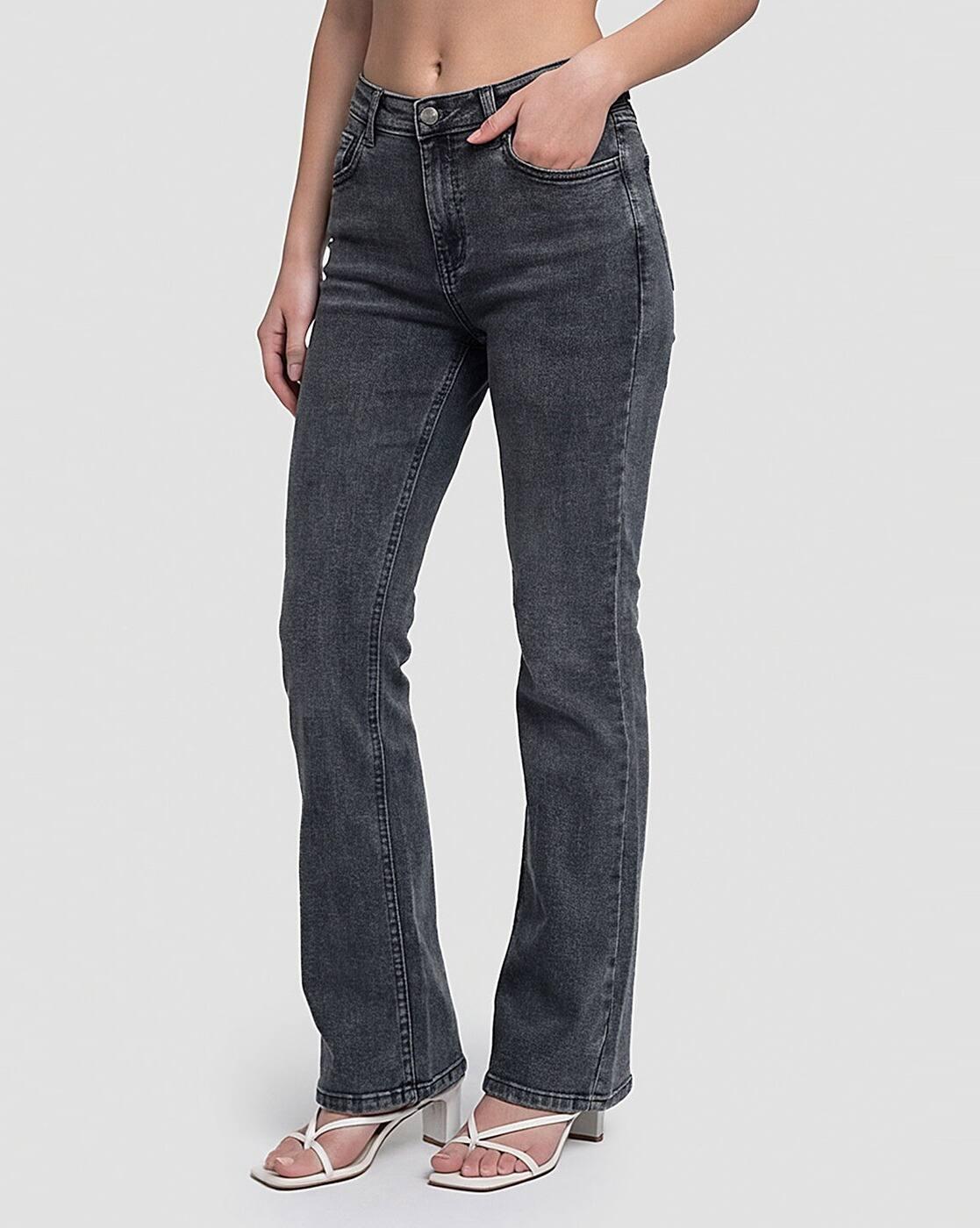 Women High-Rise Straight Fit Jeans