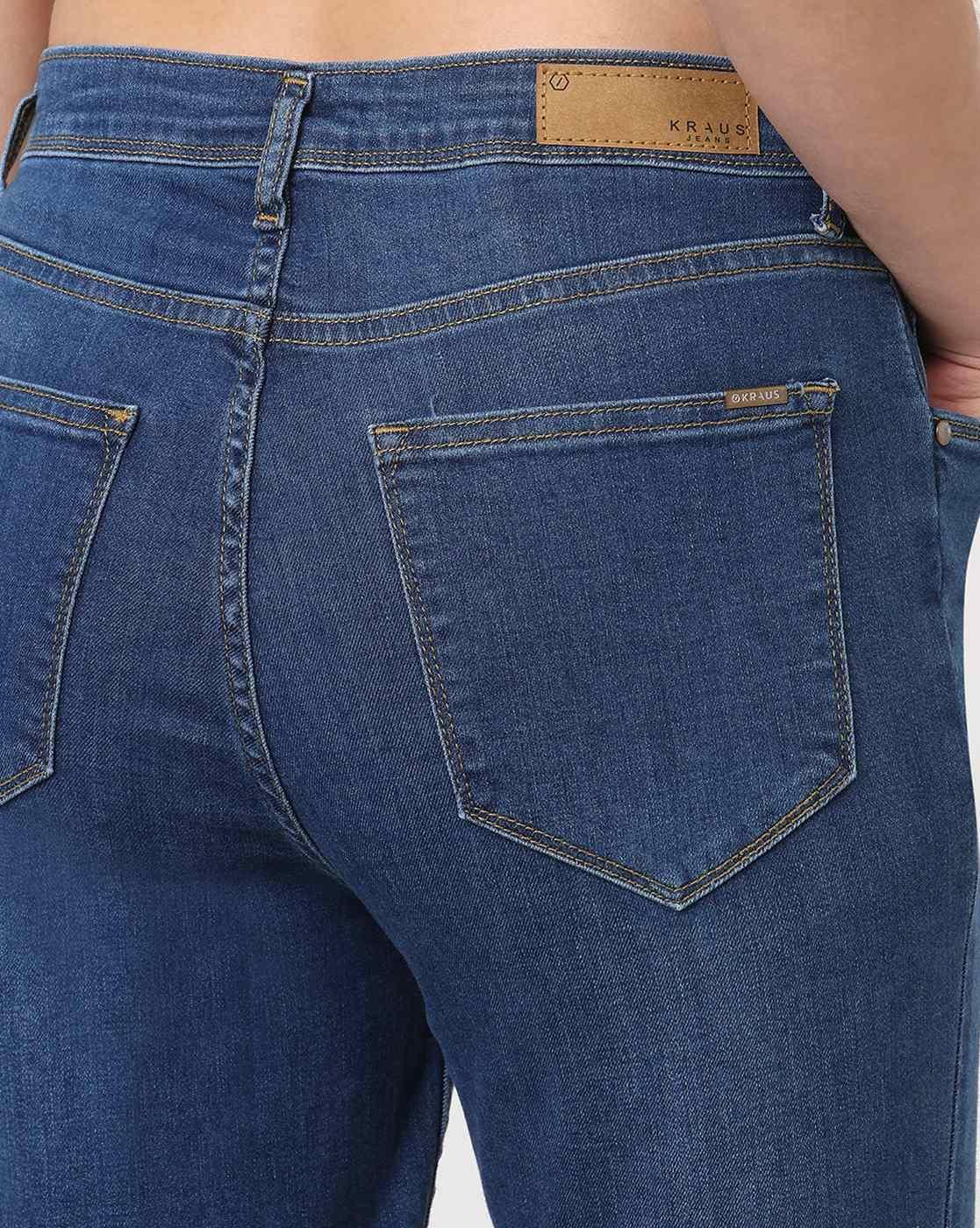 Women High-Rise Straight Fit Jeans