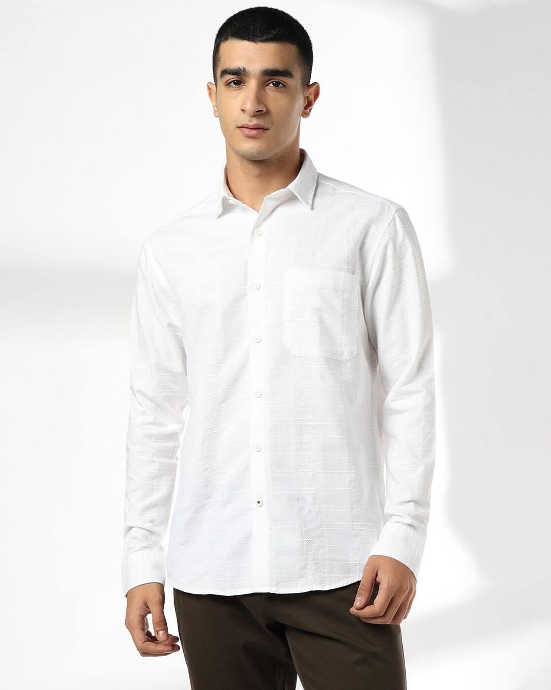 Men Striped Slim Fit Shirt