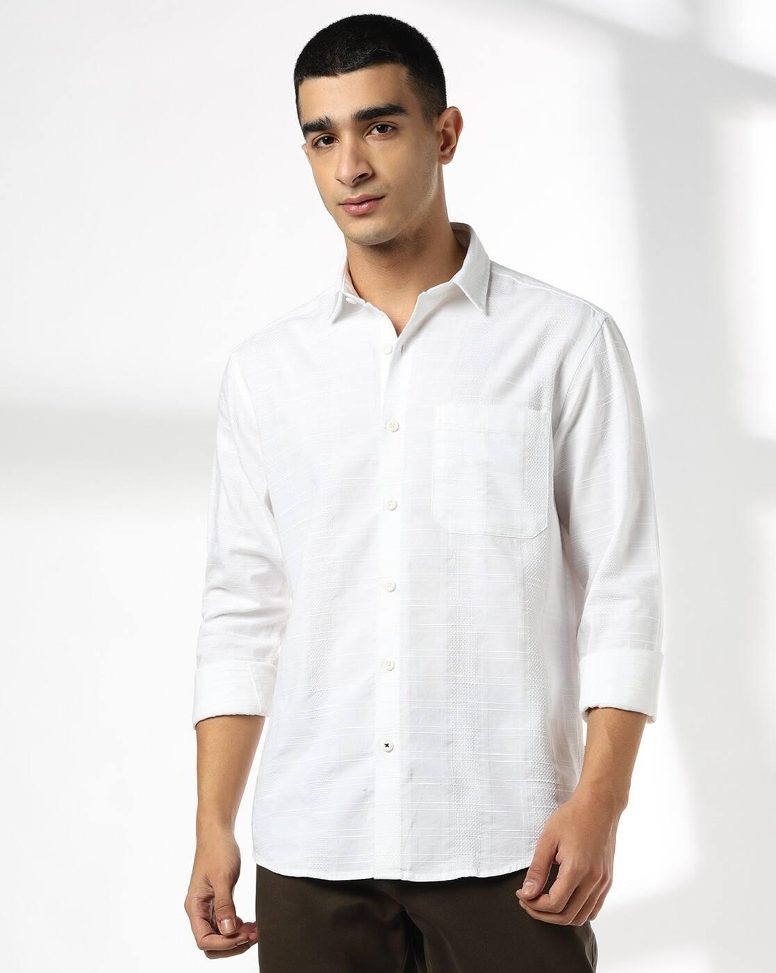 Men Striped Slim Fit Shirt