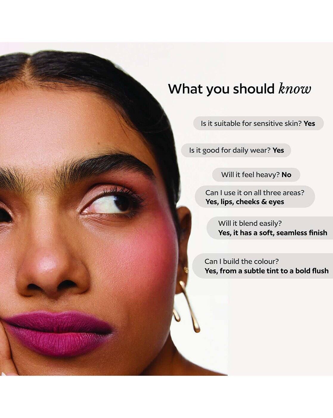 One For All Multi-Tint - Barrier-Loving Tint for Lips Cheeks And Eyes - Sun Downer
