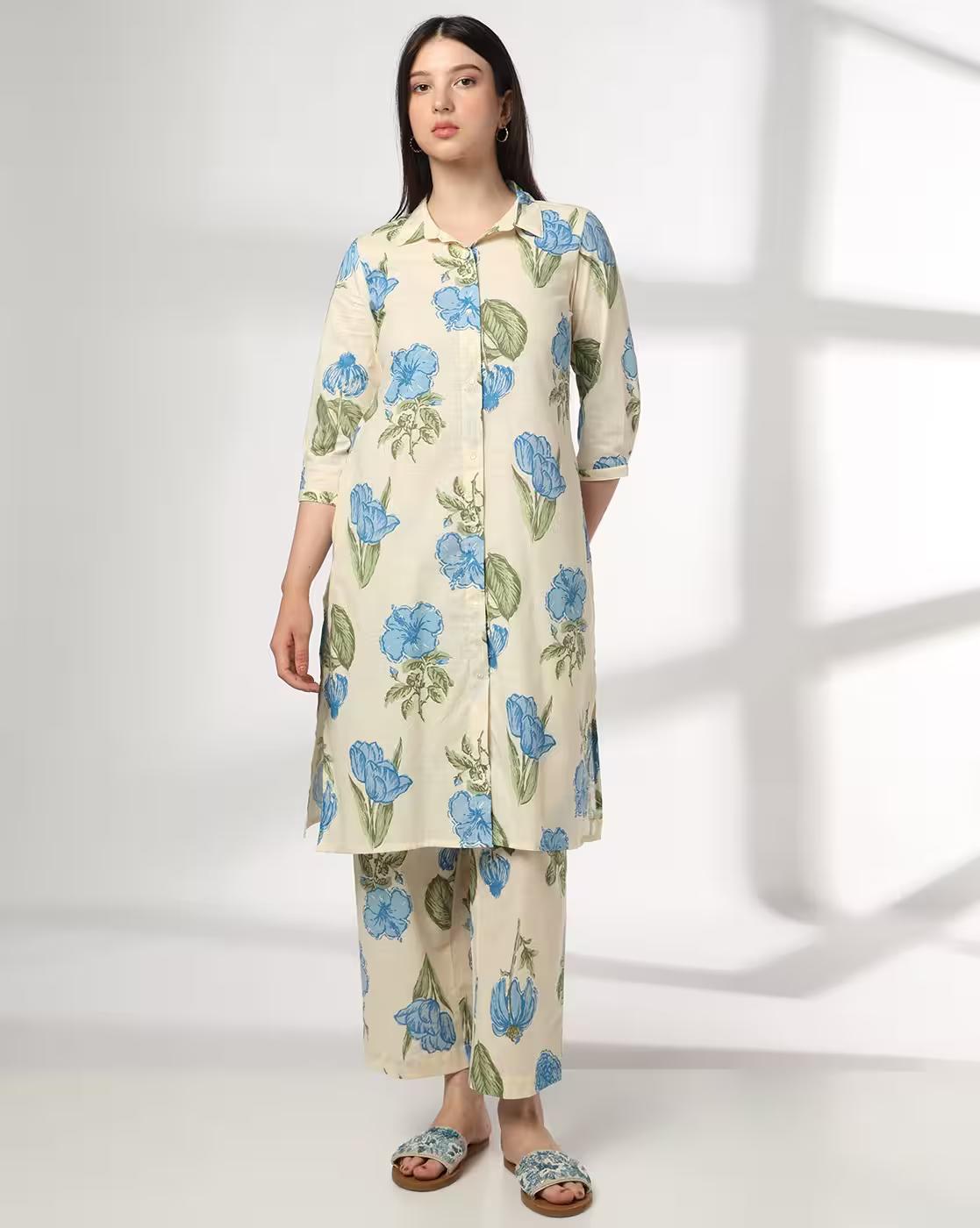 Women Floral Print 2-Piece Sets