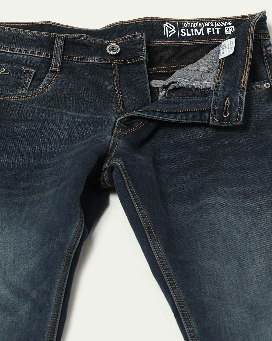 Men Mid-Wash Slim Fit Jeans