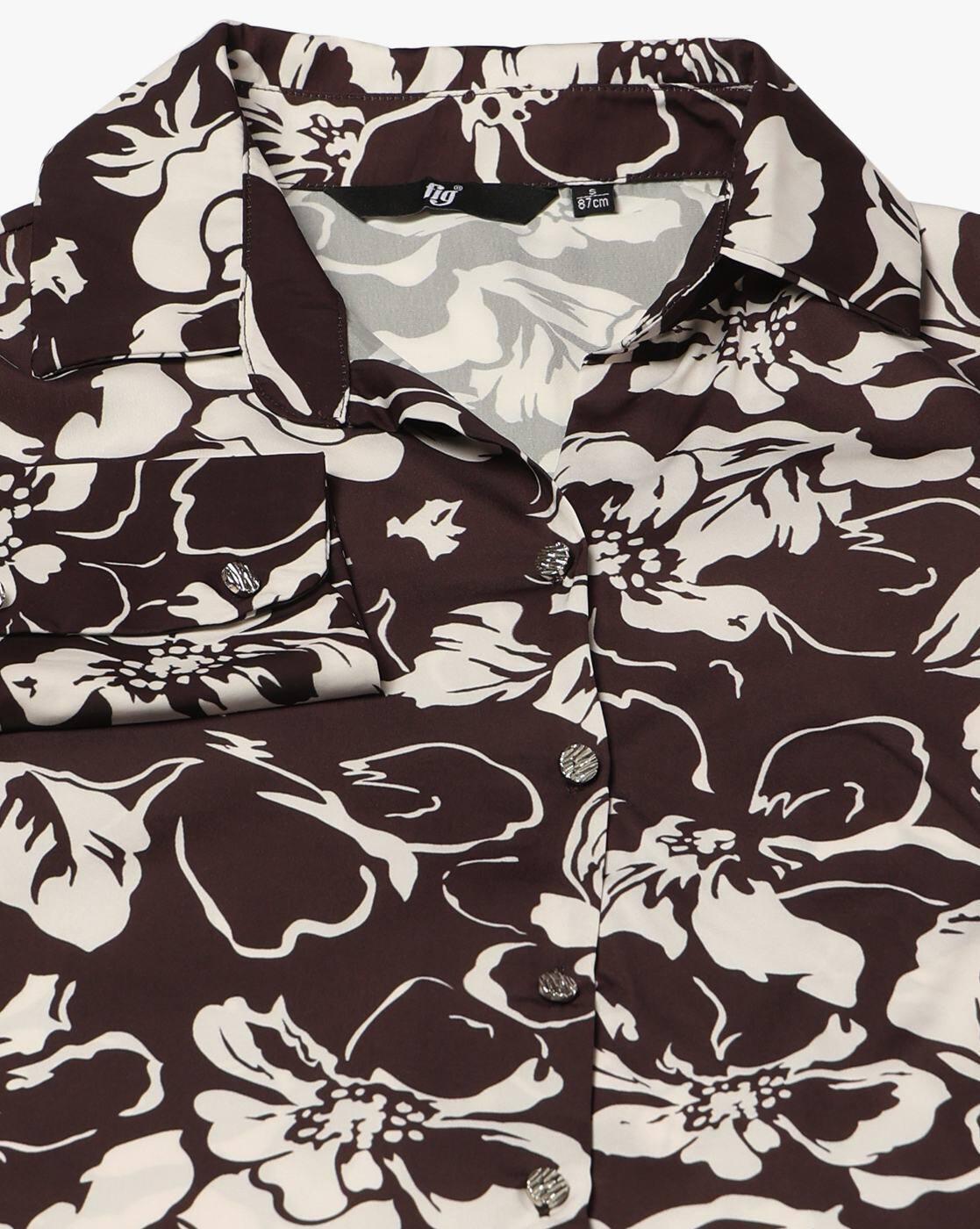 Women Floral Print Regular Fit Shirt