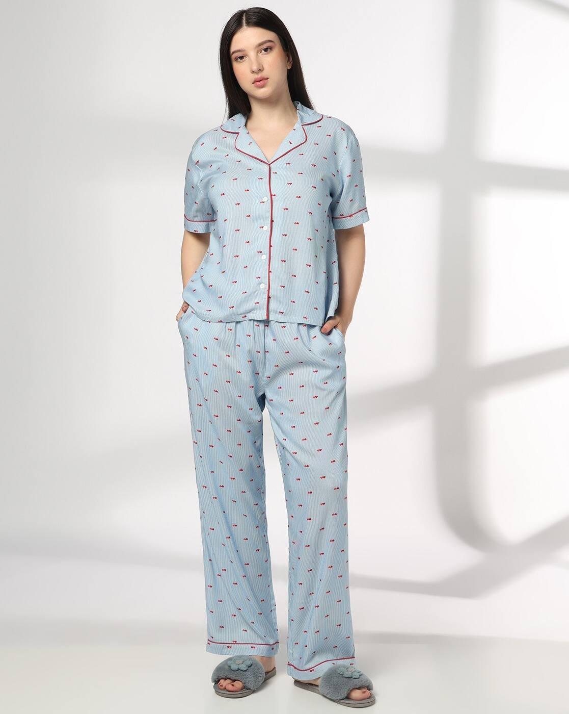 Women Patterned Shirt & Pants Co-Ord Set