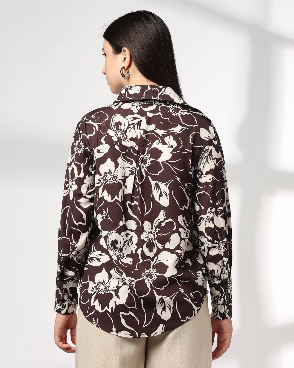 Women Floral Print Regular Fit Shirt