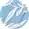 Woven piping Set, BLUE, L