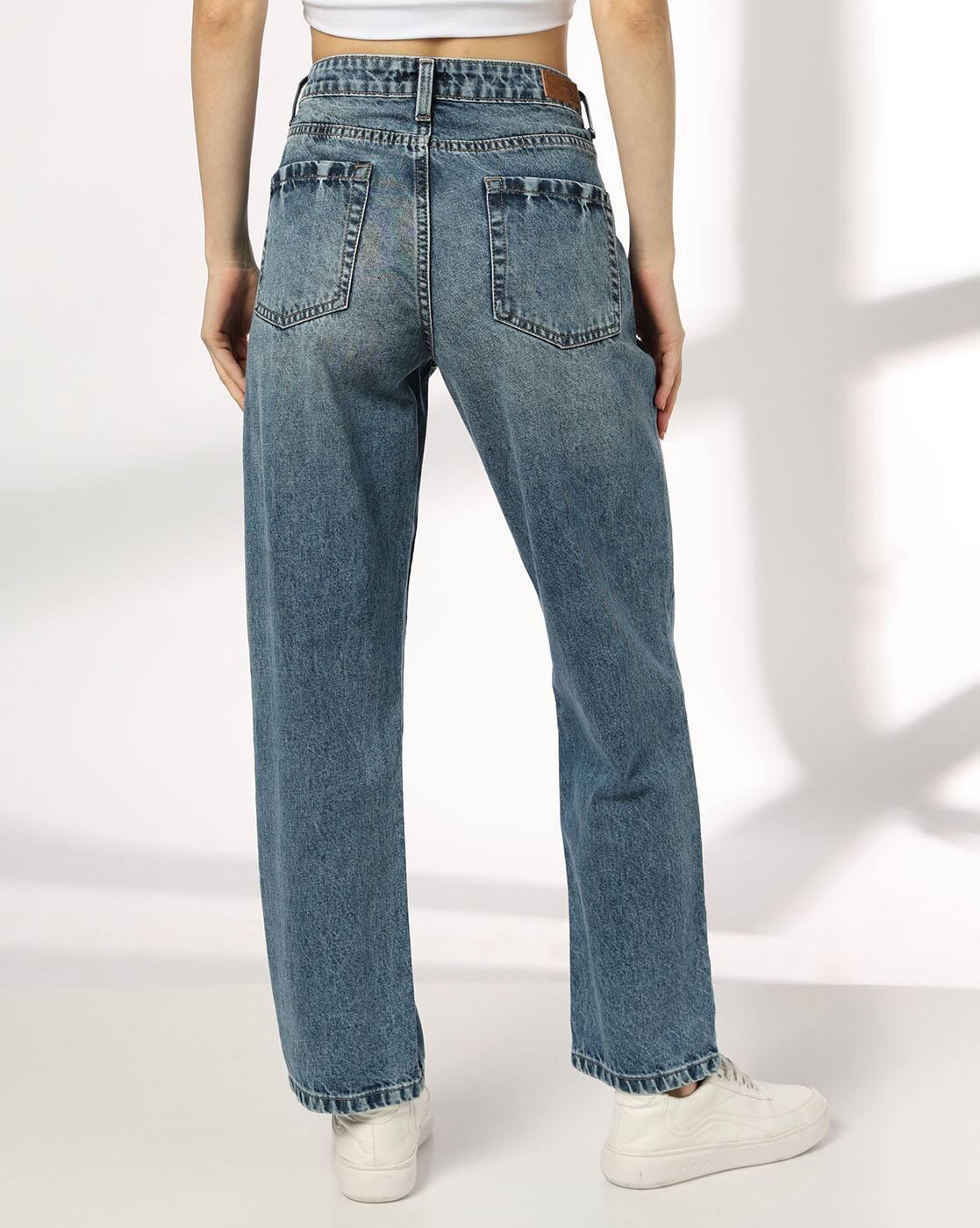 Women Washed Slim Fit Jeans
