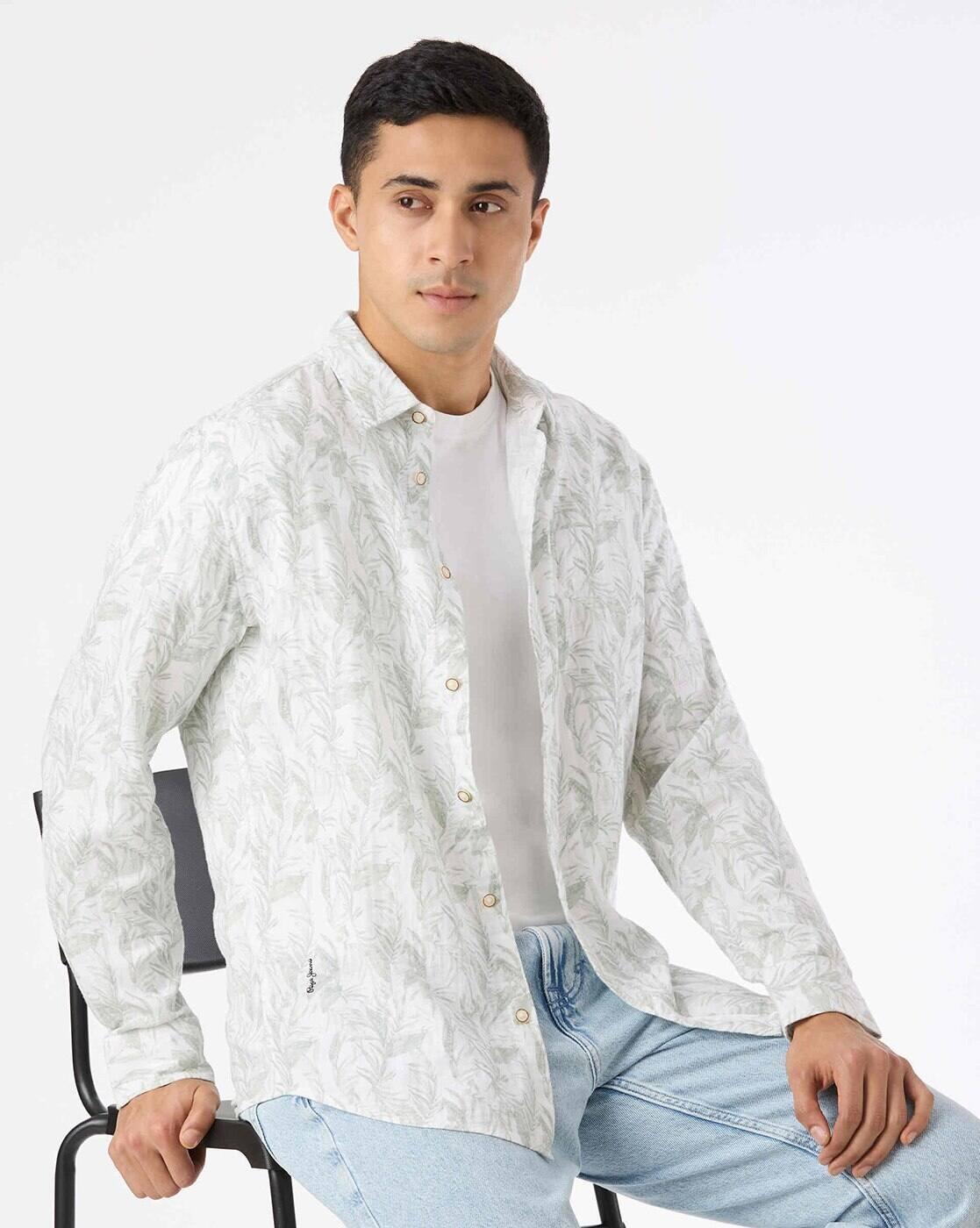Men Printed Regular Fit Shirt