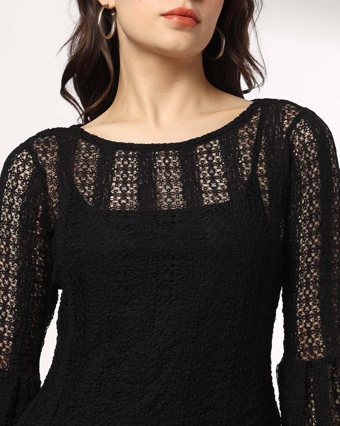Women Lace Regular Fit Top