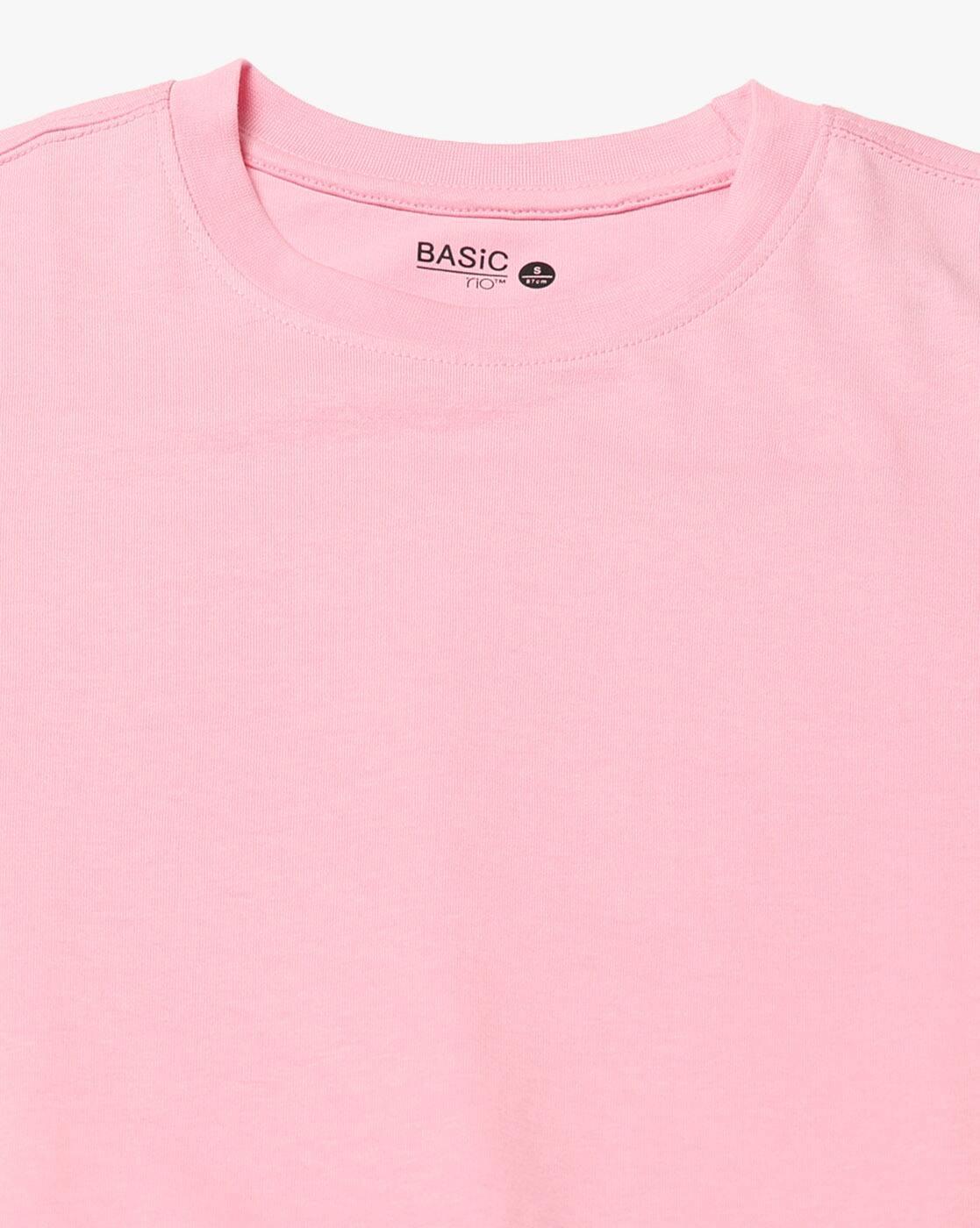 Women Daisy Boxy Fit Crew-Neck T-Shirt