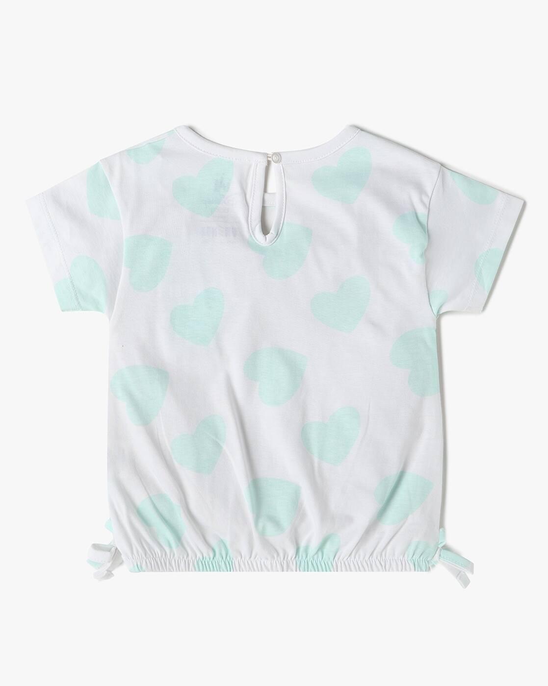 Girls Minnie Print T-Shirt & Shorts Set