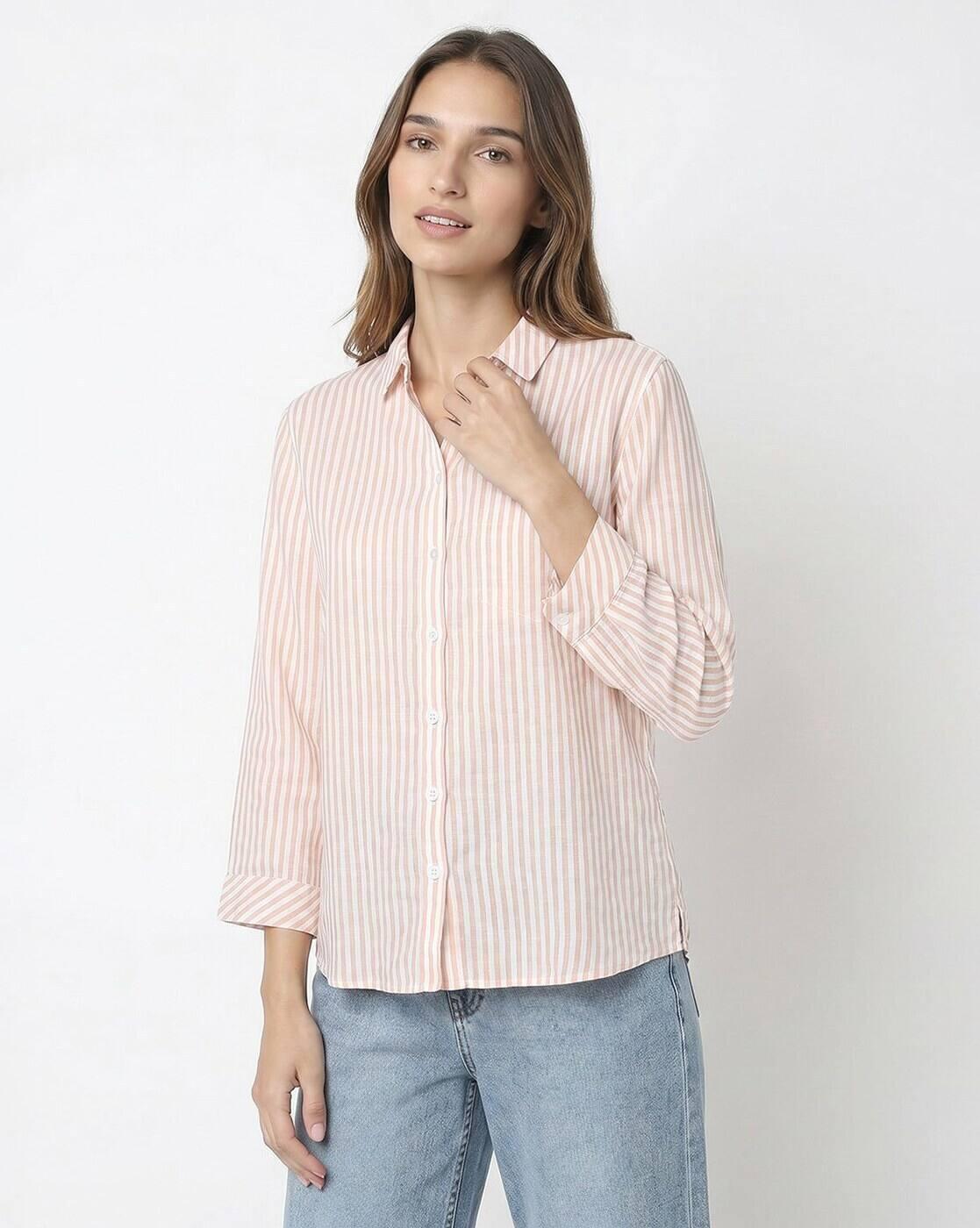 Women Striped Regular Fit Shirt