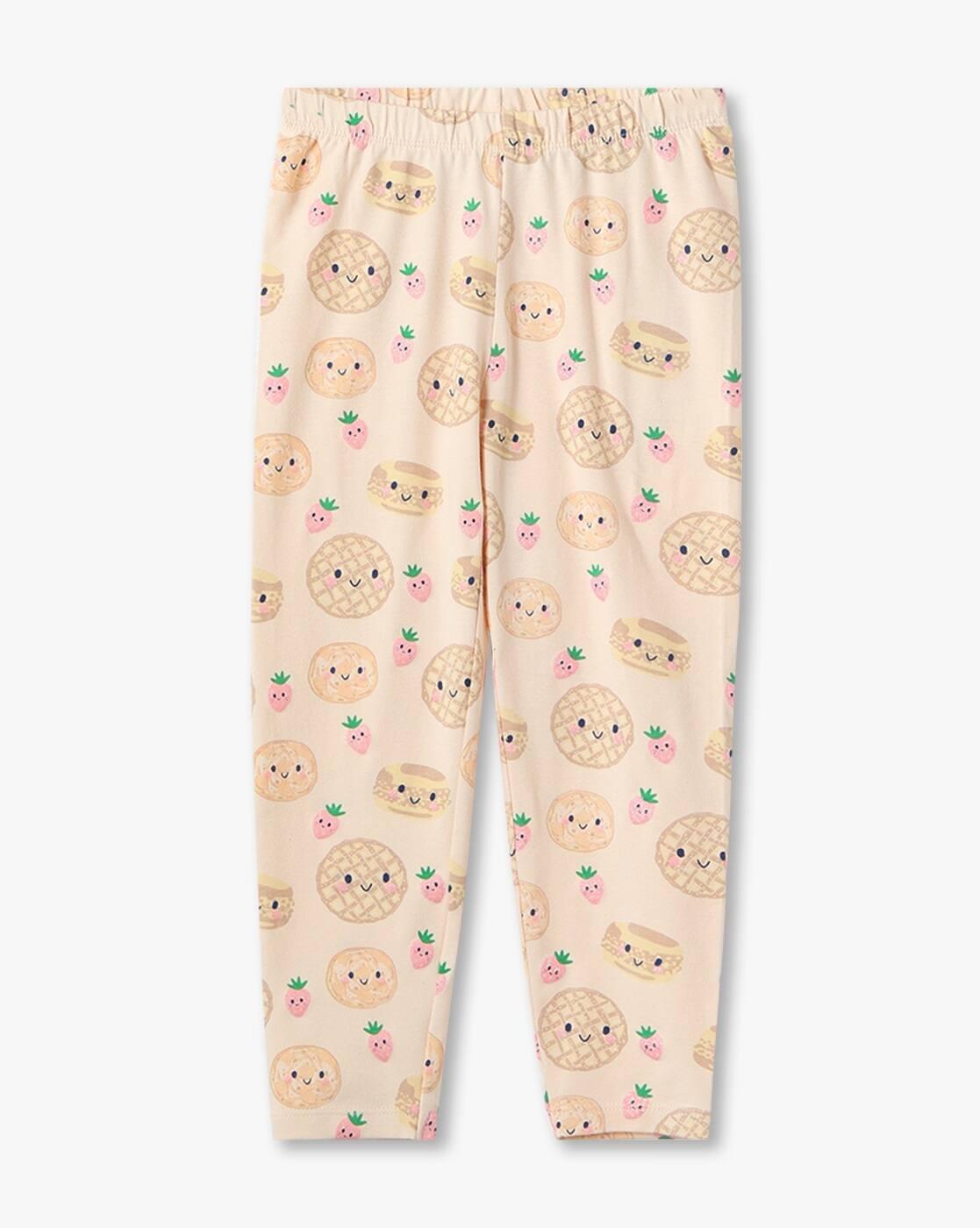 Girls Breakfast Print Leggings