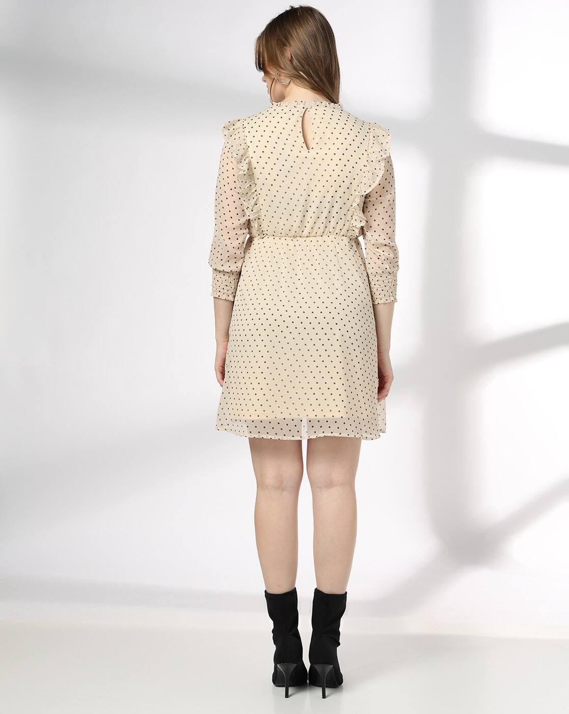 Women Polka-Dot A-Line Dress