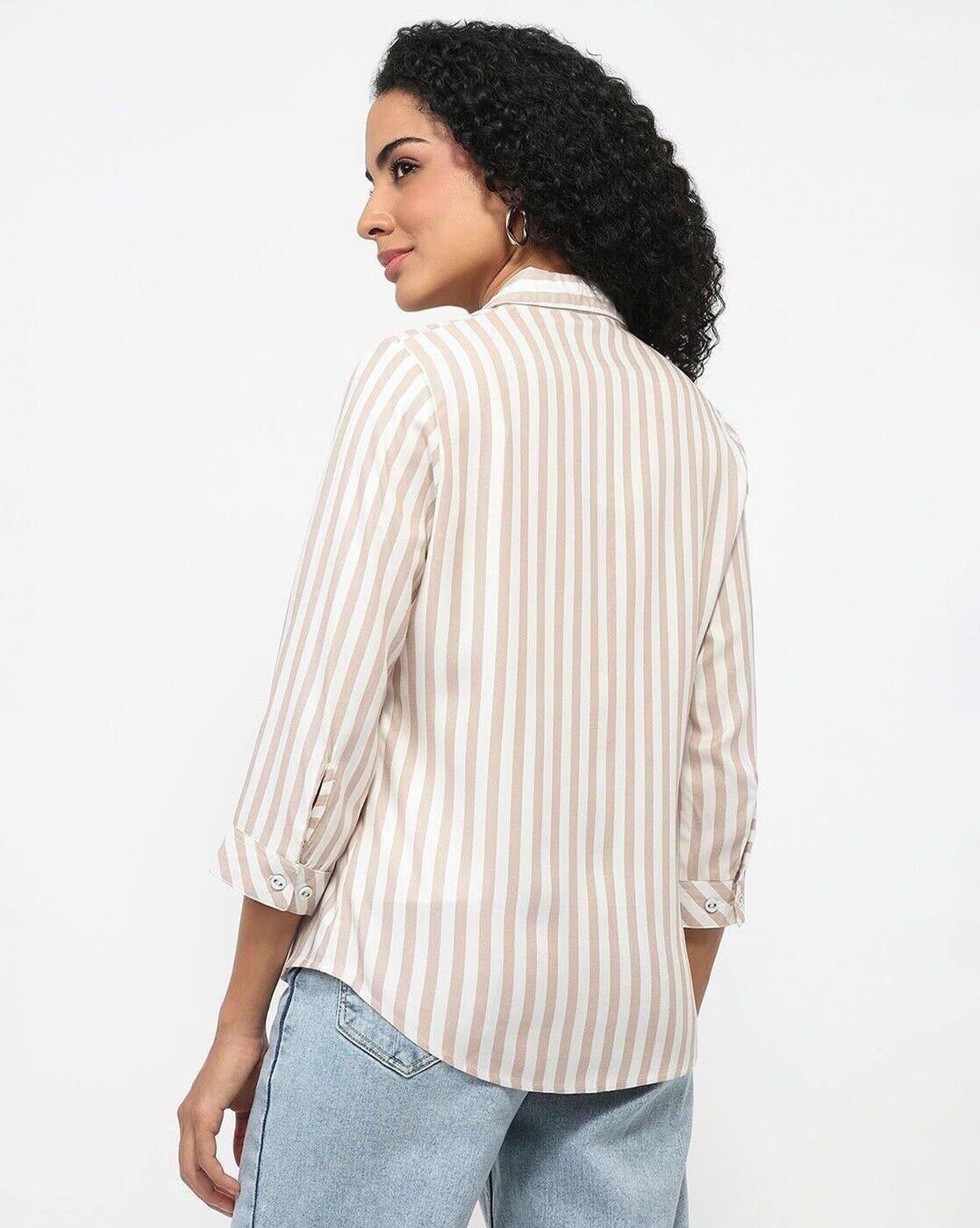 Women Striped Regular Fit Shirt