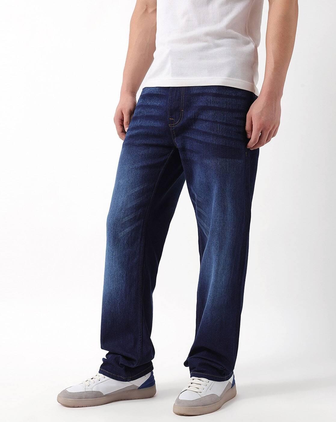 Men Light Fade Straight Fit Mi, BLUE, 28