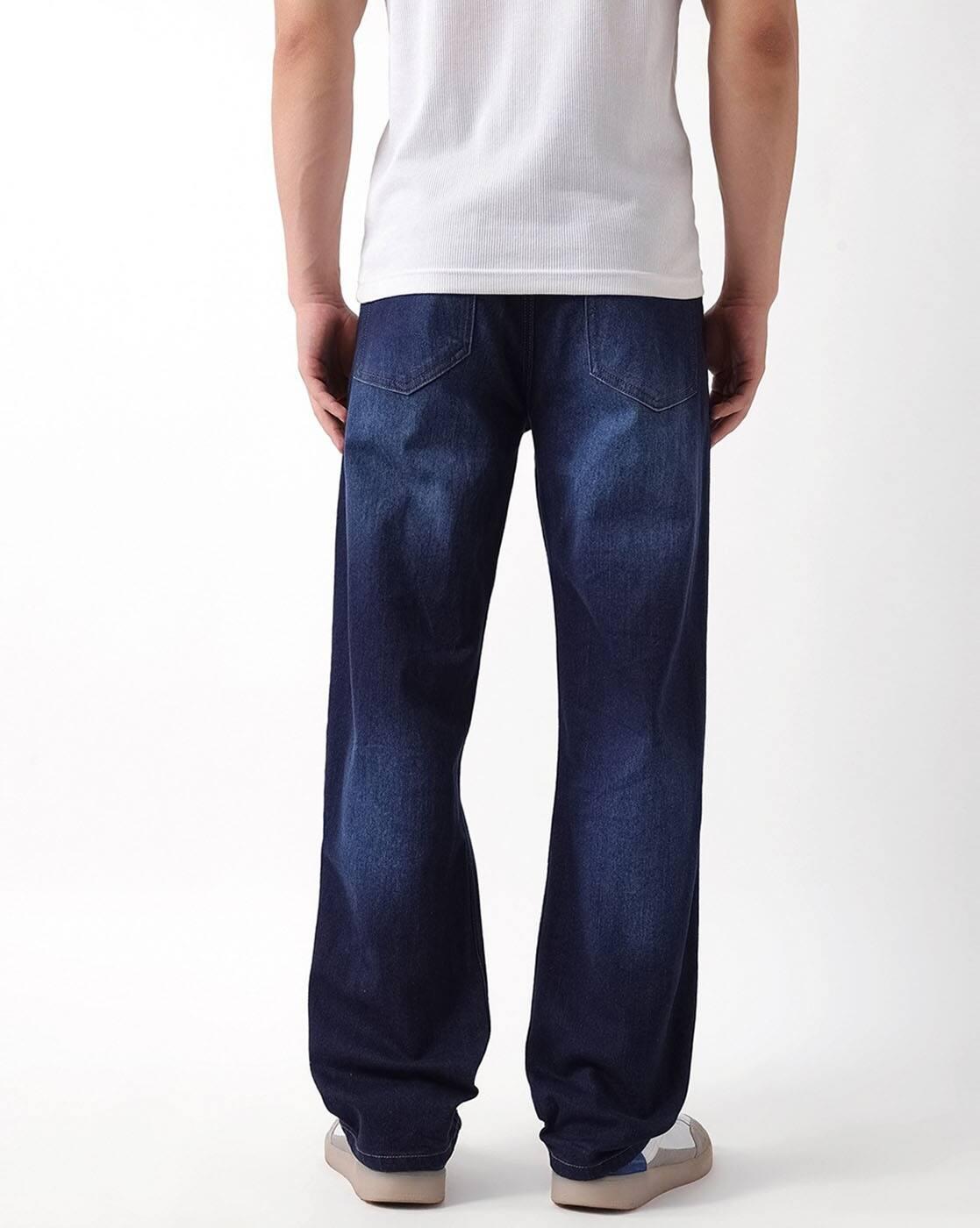 Men Light Fade Straight Fit Mi, BLUE, 28