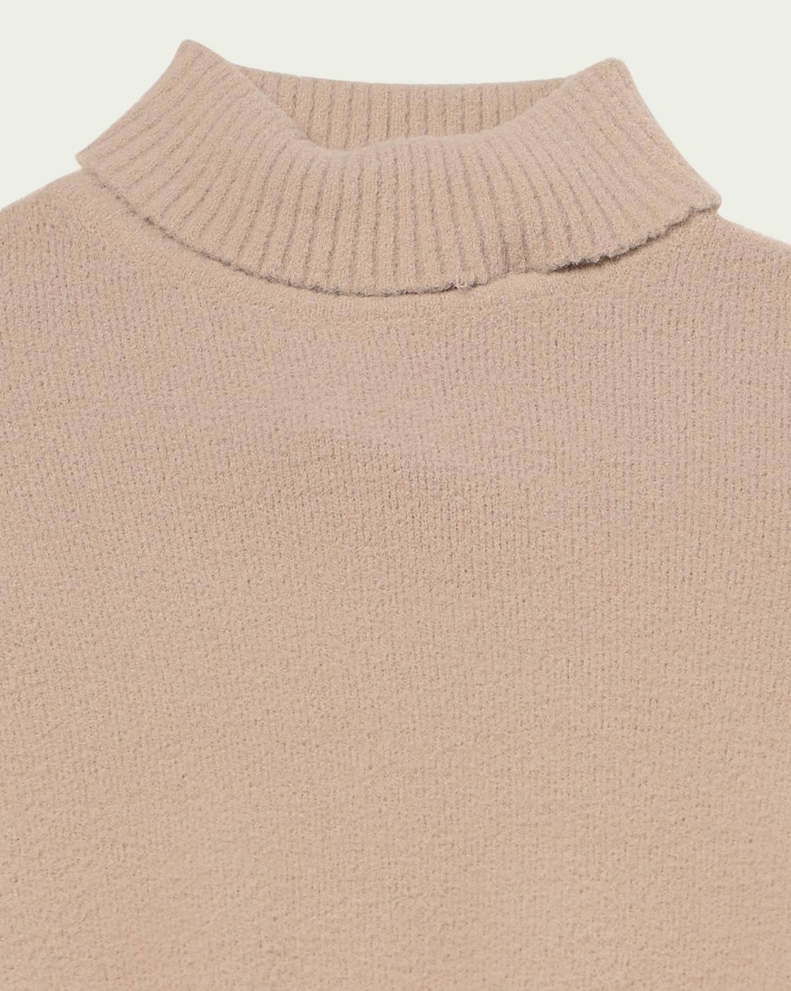 Women Ribbed Turtleneck Sweater