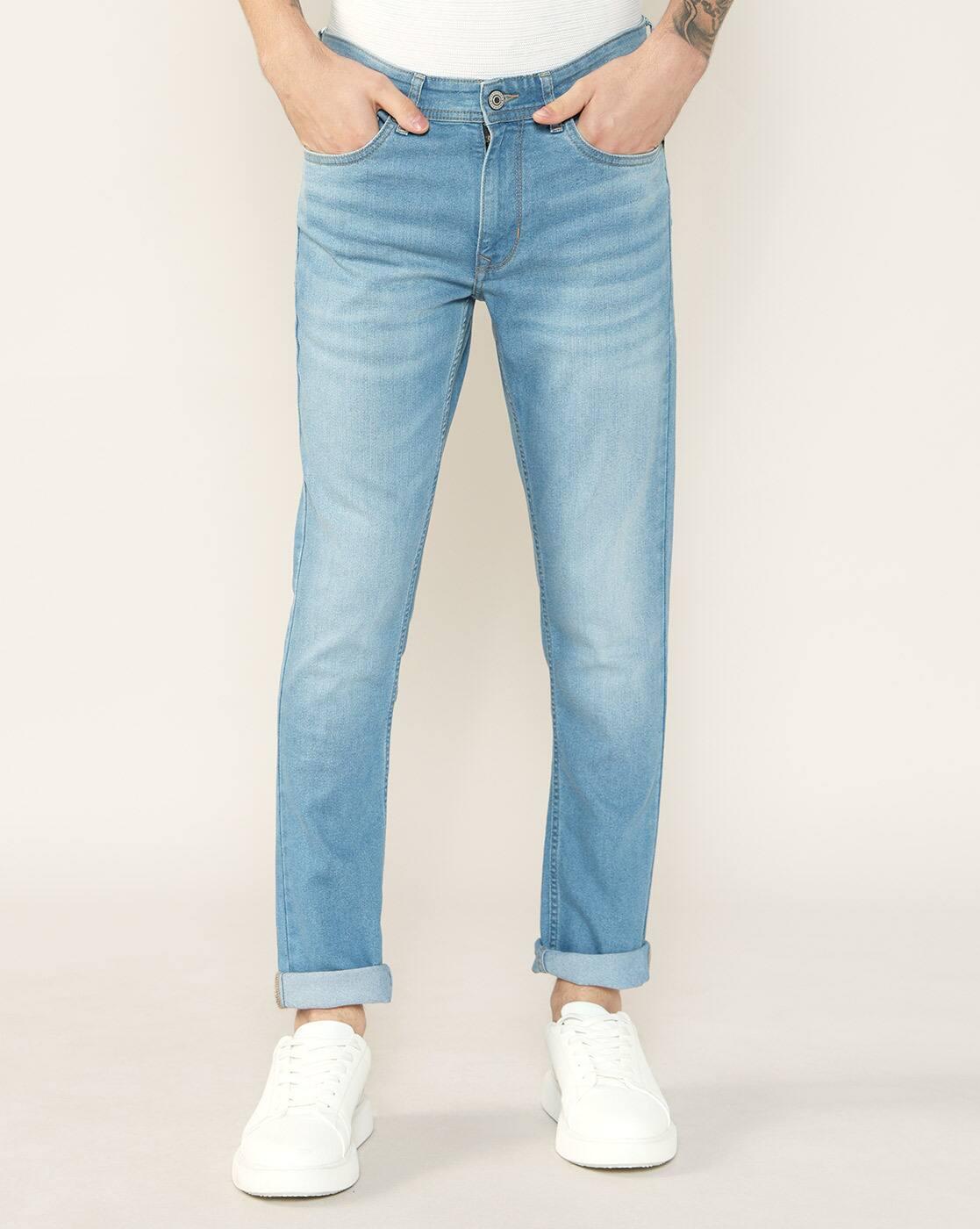 Men Mid-Rise Skinny Jeans