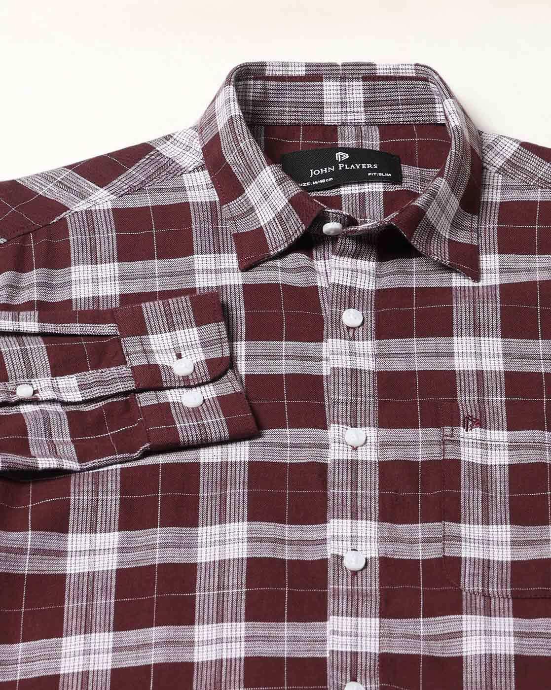 Men Checked Slim Fit Classic Shirt