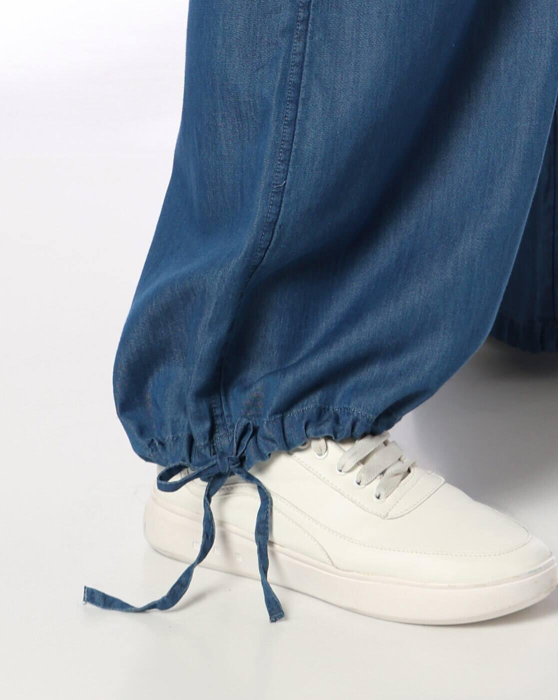 Women Regular Fit Pants with Insert Pockets