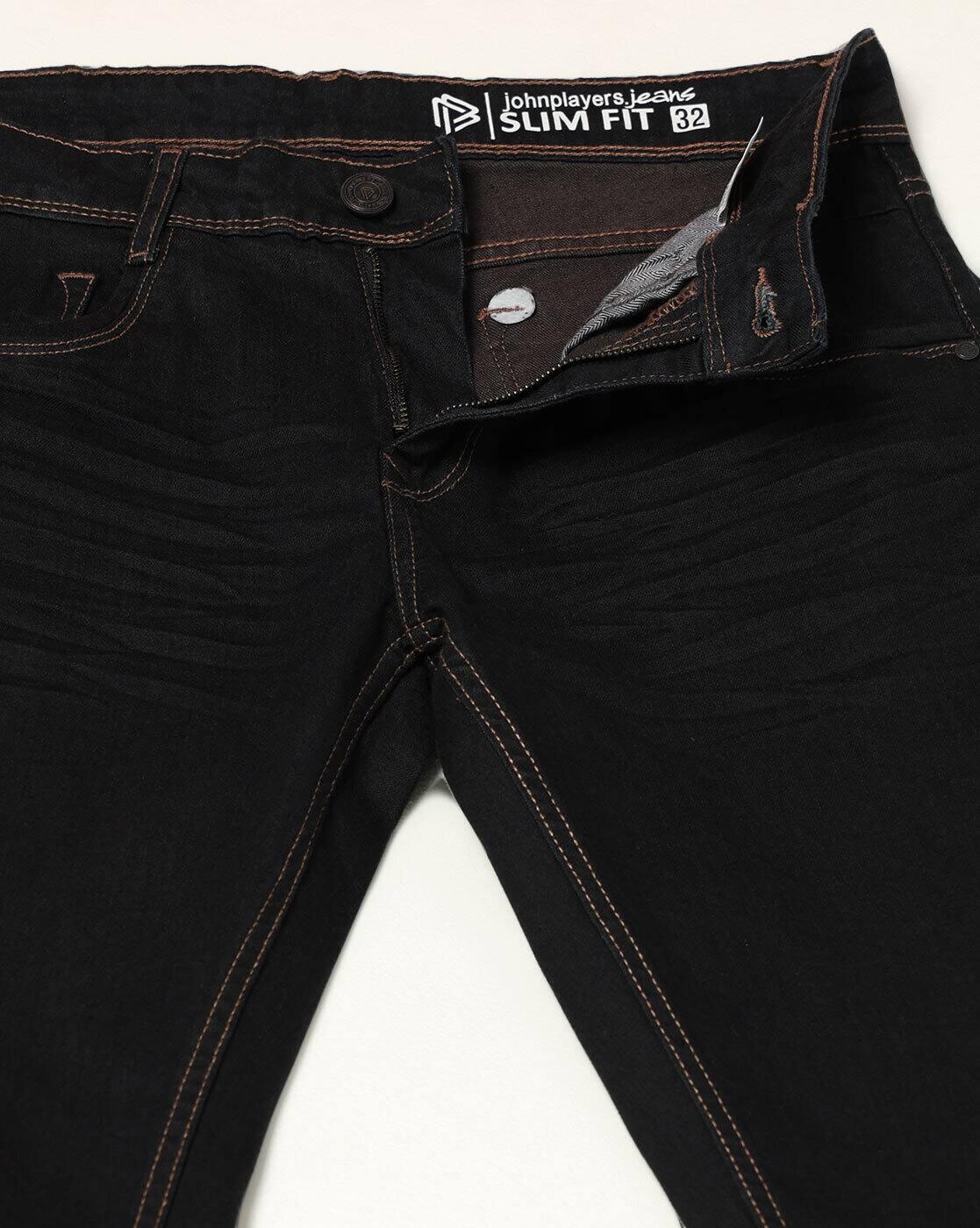 Men Lightly Washed Slim Fit Jeans