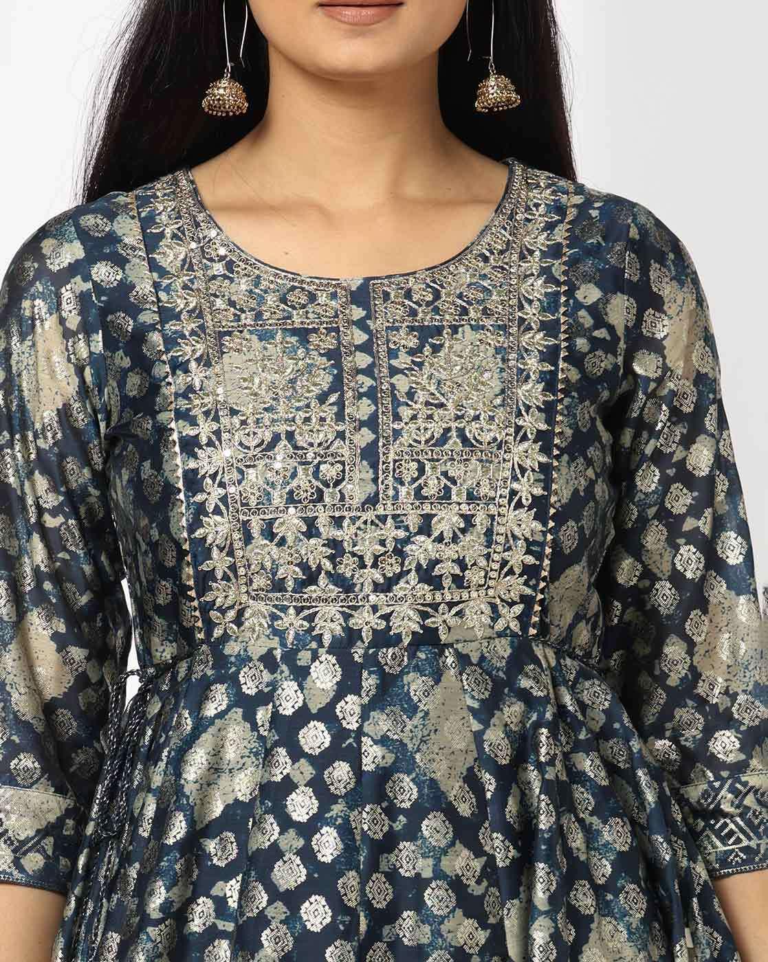 Women Floral Print Fit & Flare Dress