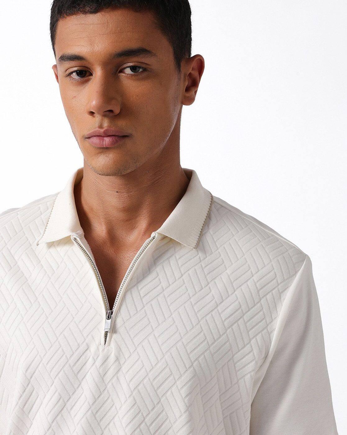 Textured Regular Fit T-Shirt