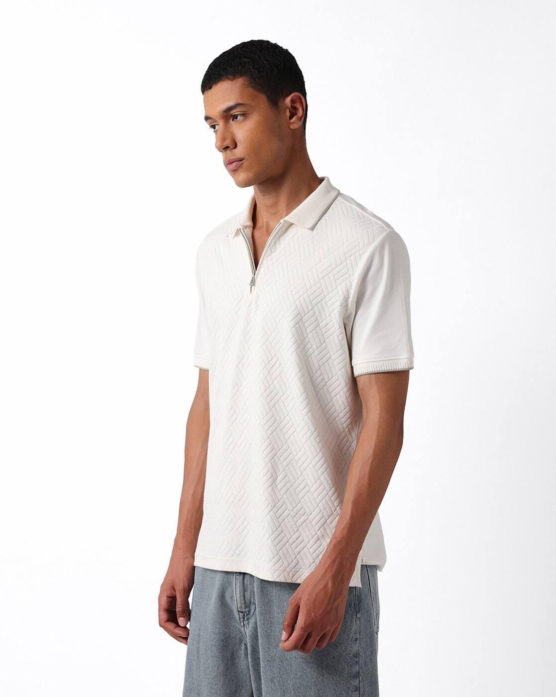Textured Regular Fit T-Shirt