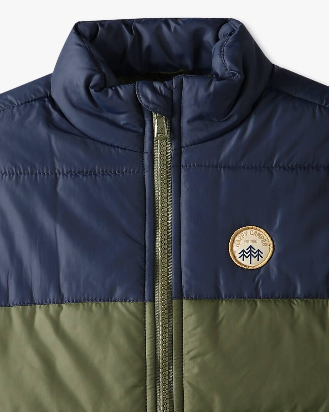 Boys Colourblock Puffer Jacket