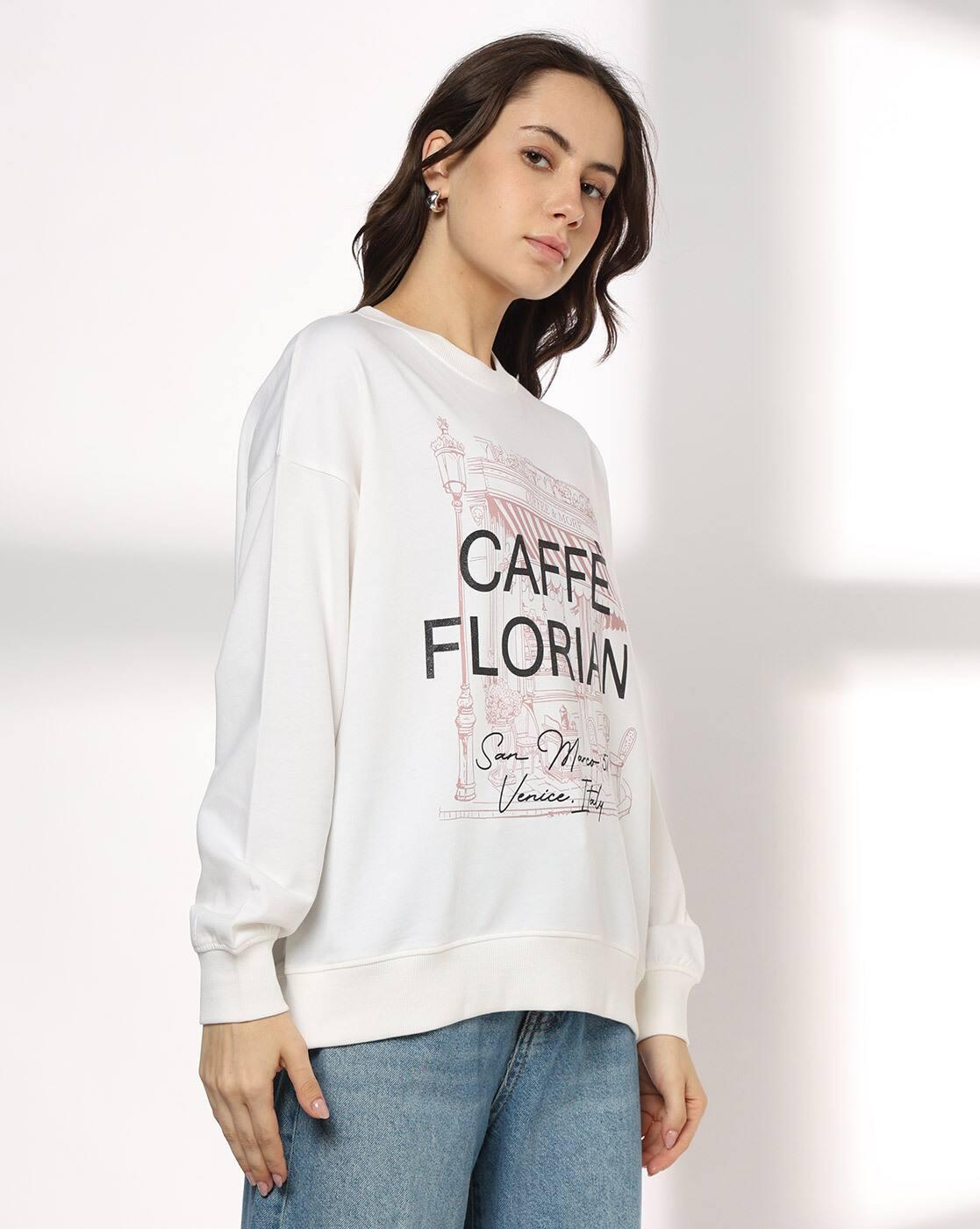 Women Graphic Print Regular Fit Sweatshirt