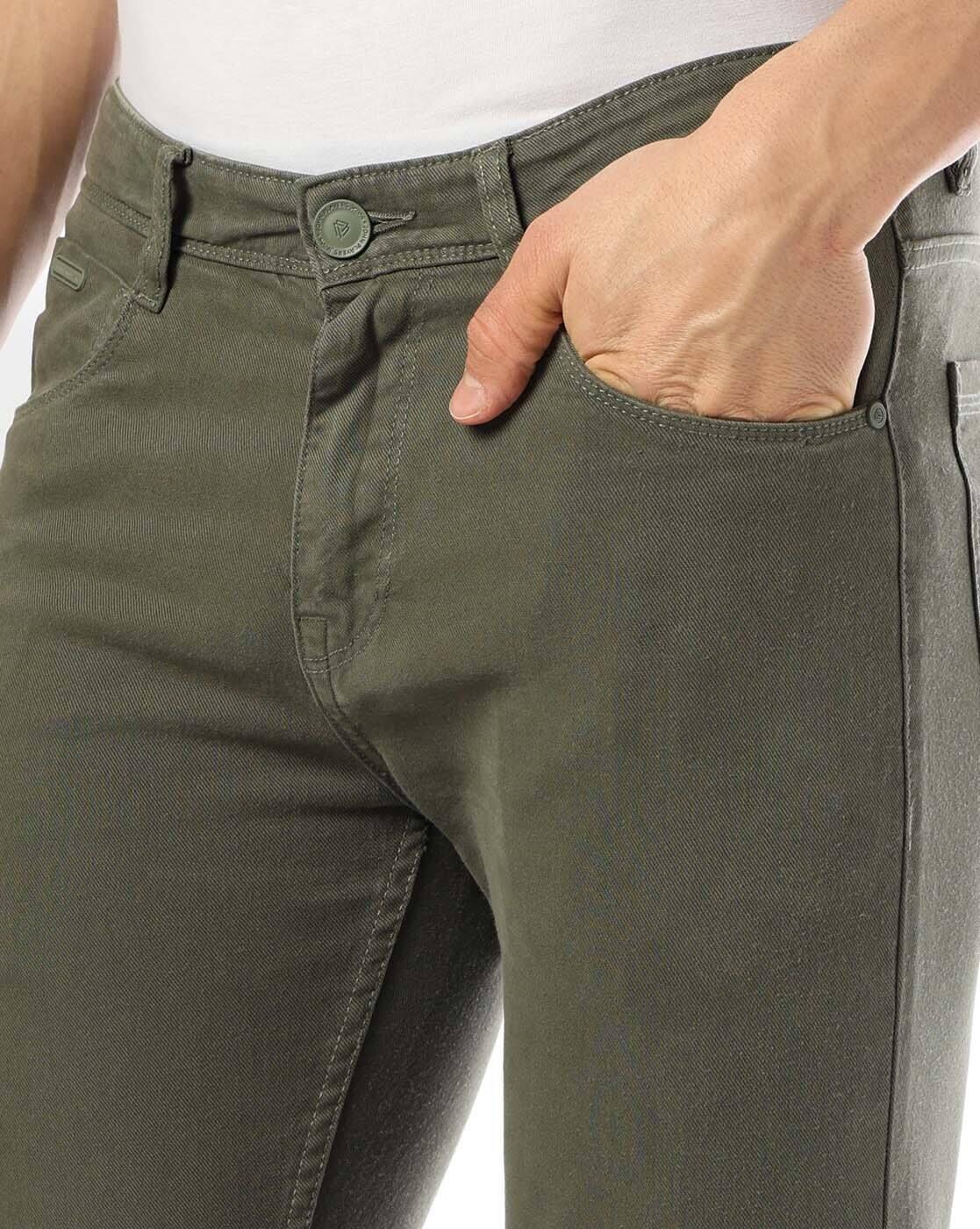 Men Light-Wash Skinny Fit Jeans