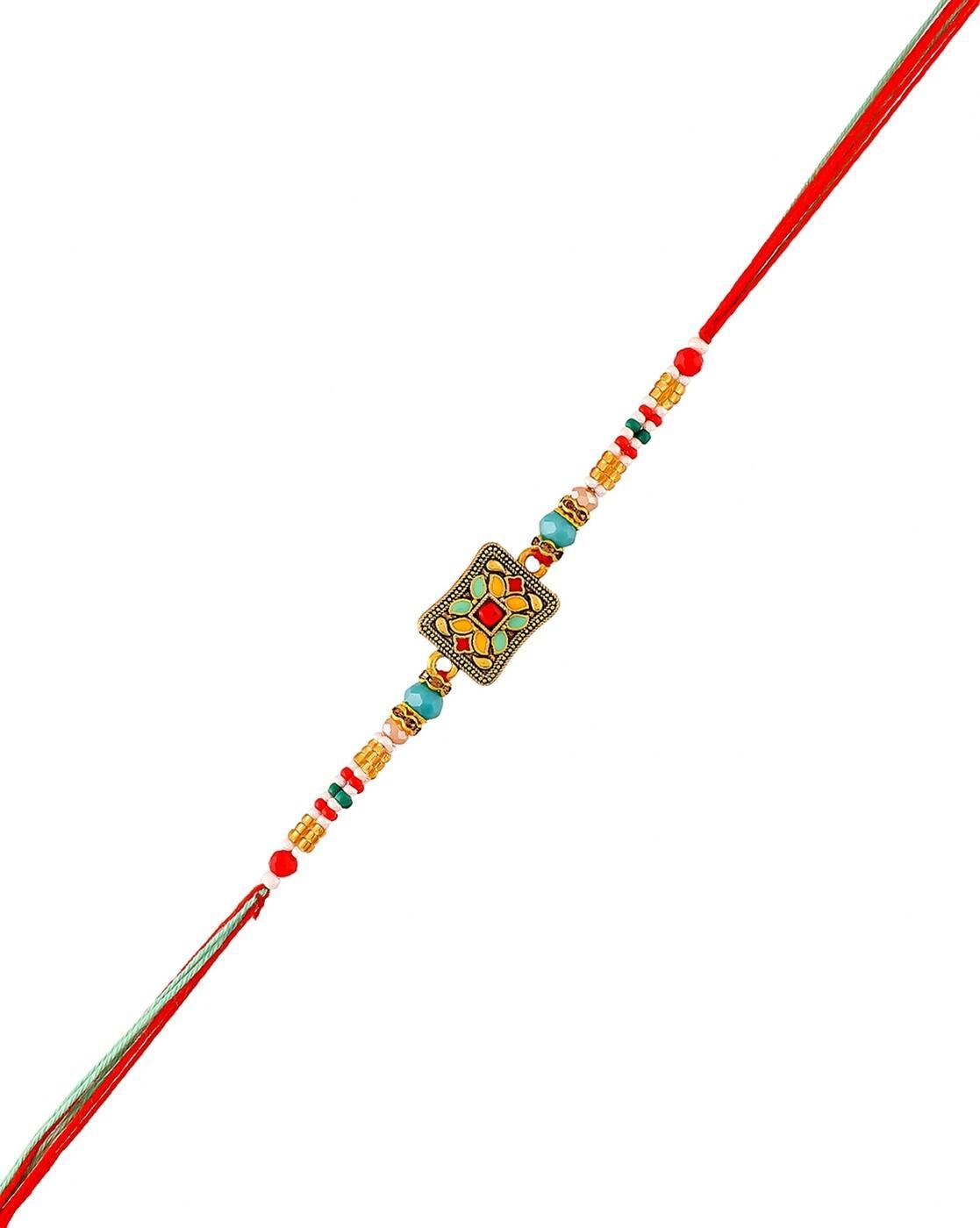 Men Enamel Tie-Up Rakhi